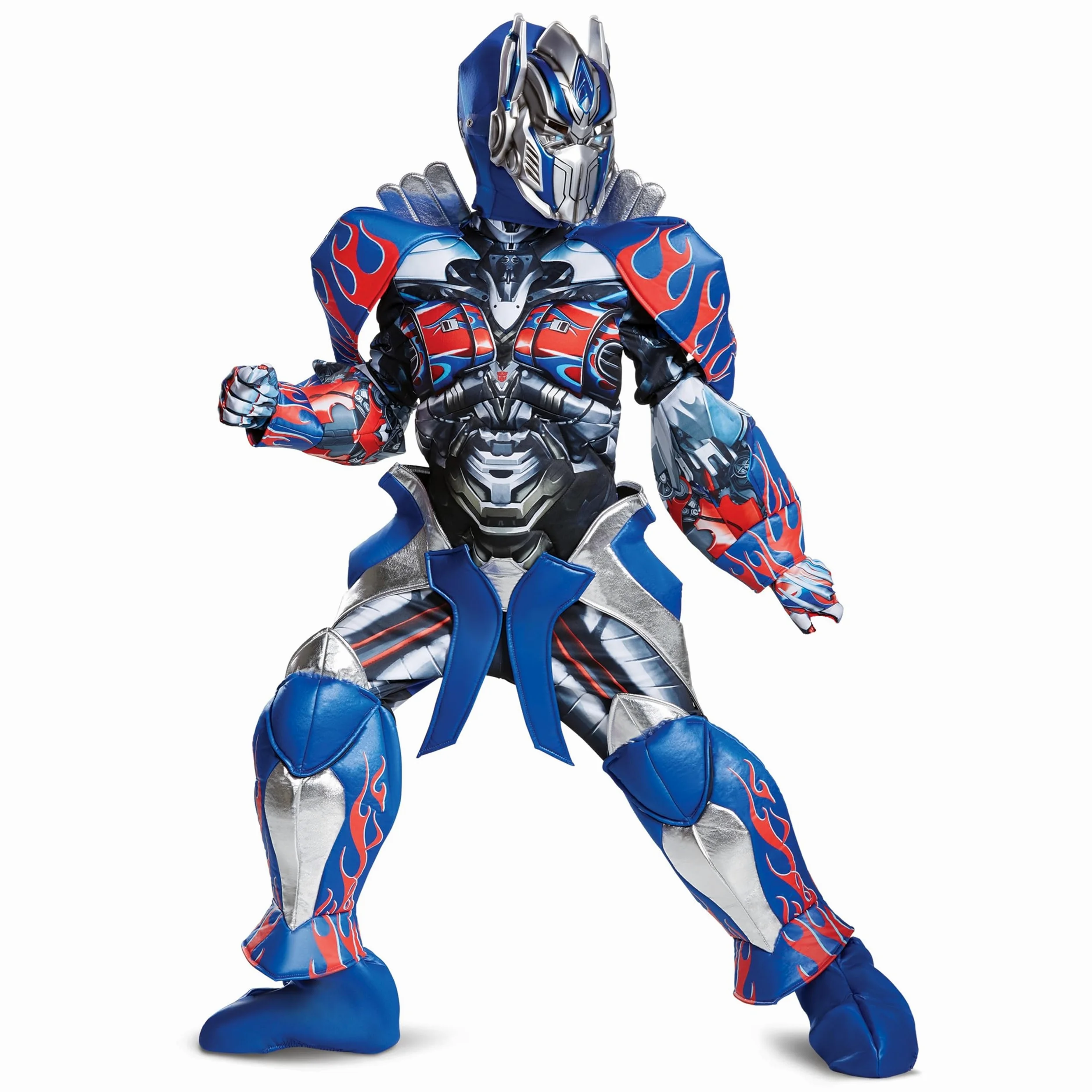 Disguise Disfraz de Transformers Optimus Prime Prestige para niños, disfraz de Halloween para niños
