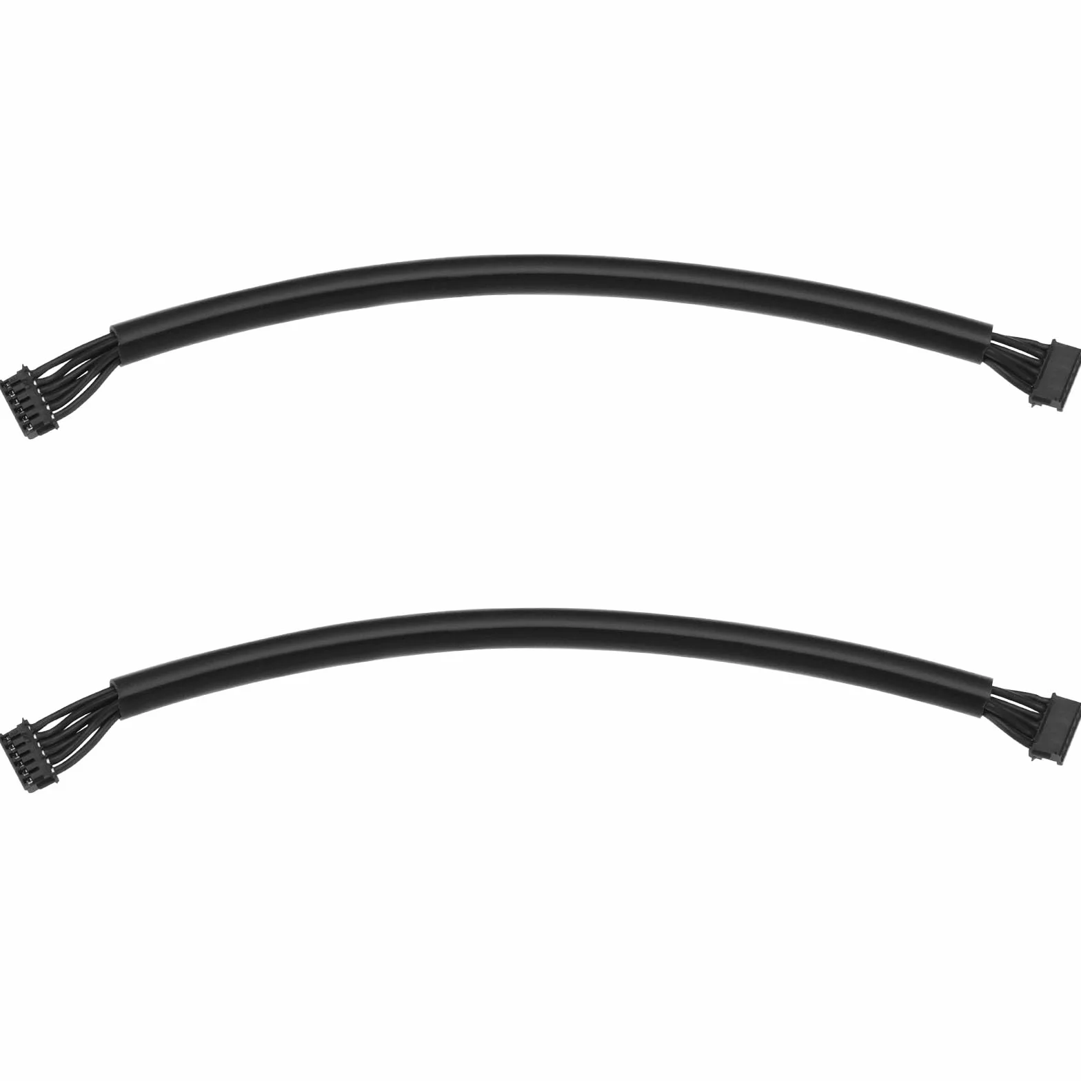 2 sensores de motor sin escobillas, cable negro de 150 mm de longitud del cable de 1,25 terminal, doble cabeza, 6 p, adecuado para mini helicóptero a control remoto, tira de luz LED, modelo de