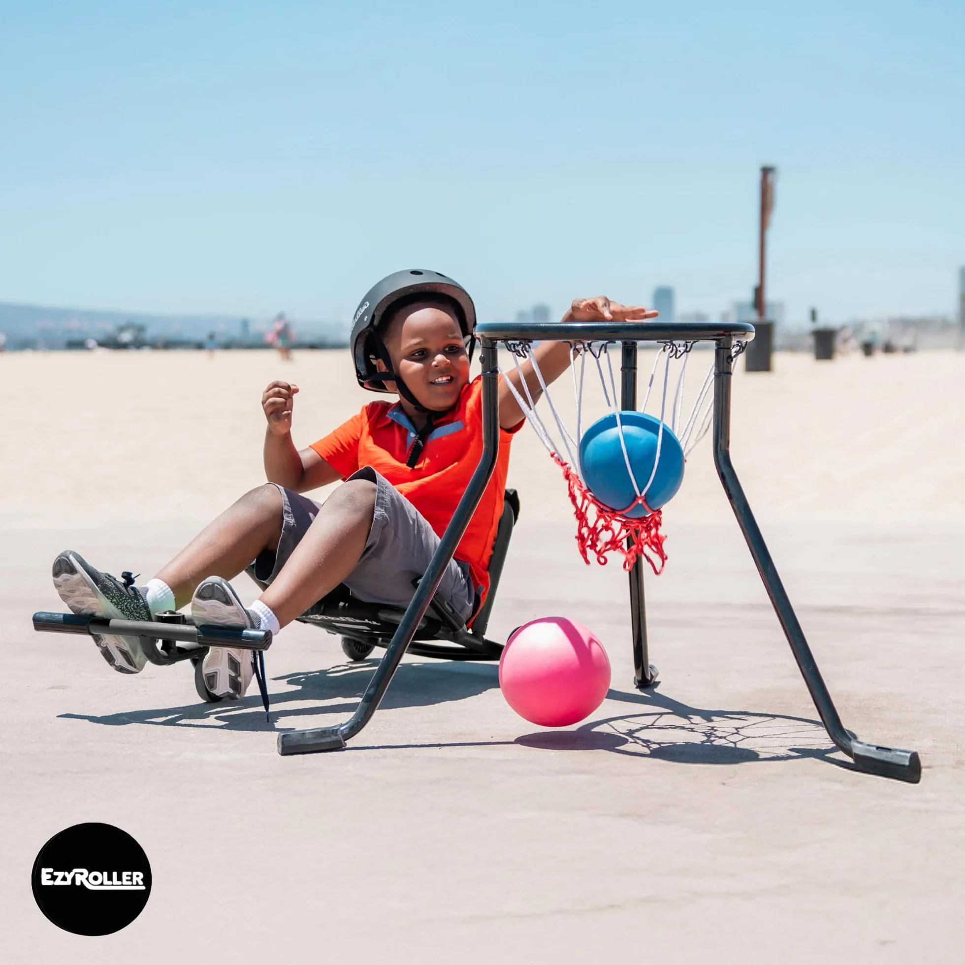 EzyRoller Patinete para niños (EZR1BL), Negro