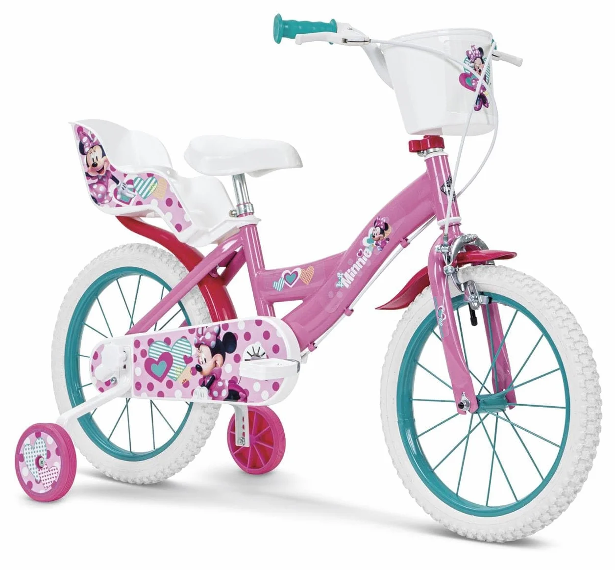 TOIMSA Bicicleta 16" Minnie Huffy 5/8 Años