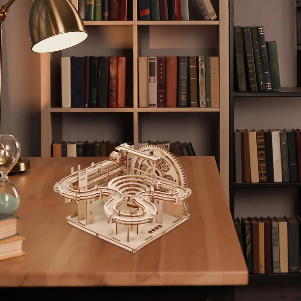 HOTUT Puzzle 3D Madera Maquetas, Maqueta Madera Kit Laser Cut Puzzle Construcciones para Adultos, Hombres y Mujeres para como Regalo o Colección Decorativ