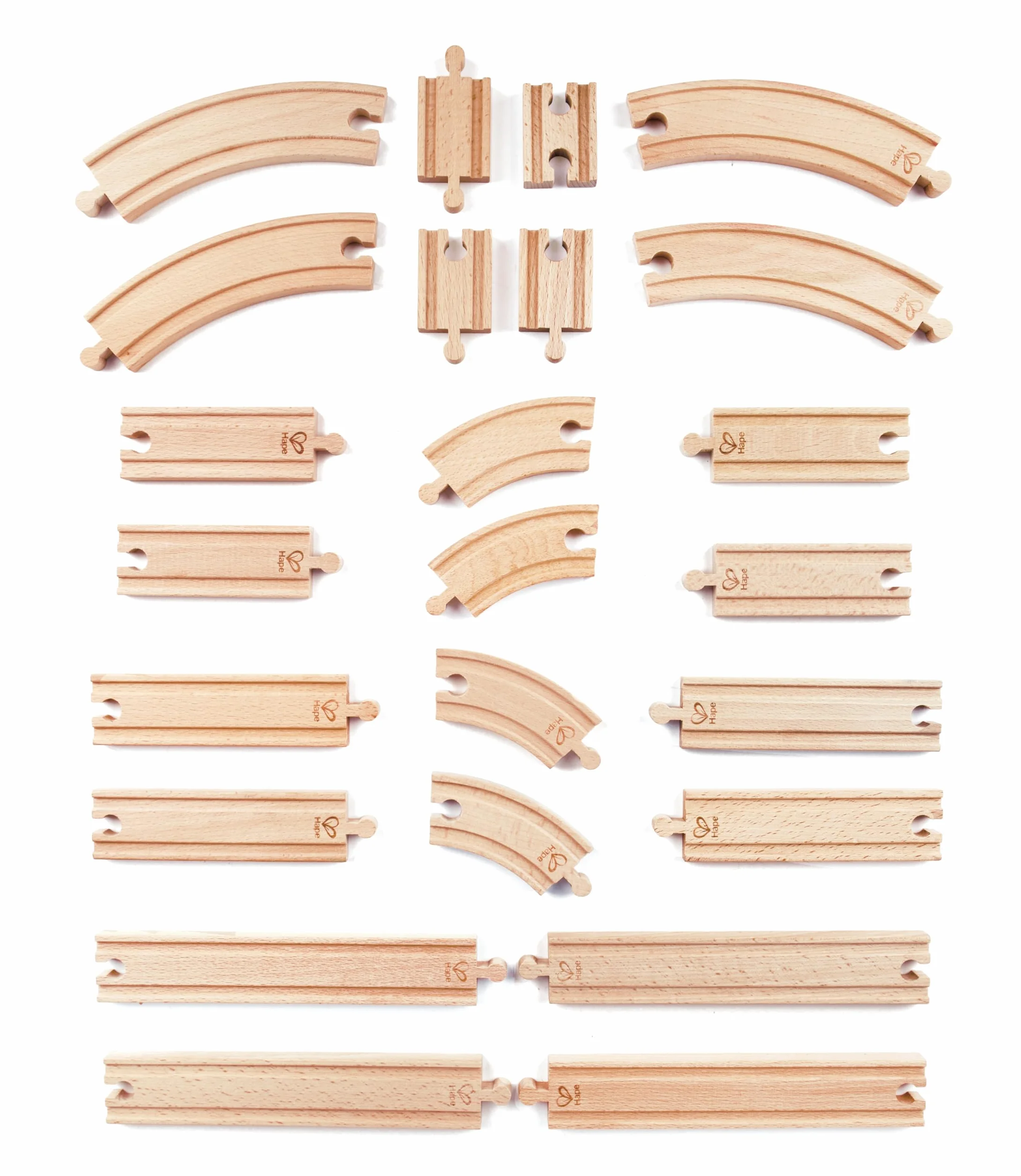 Hape - Pack Súper Extensión de Vías (Toynamics E3707)