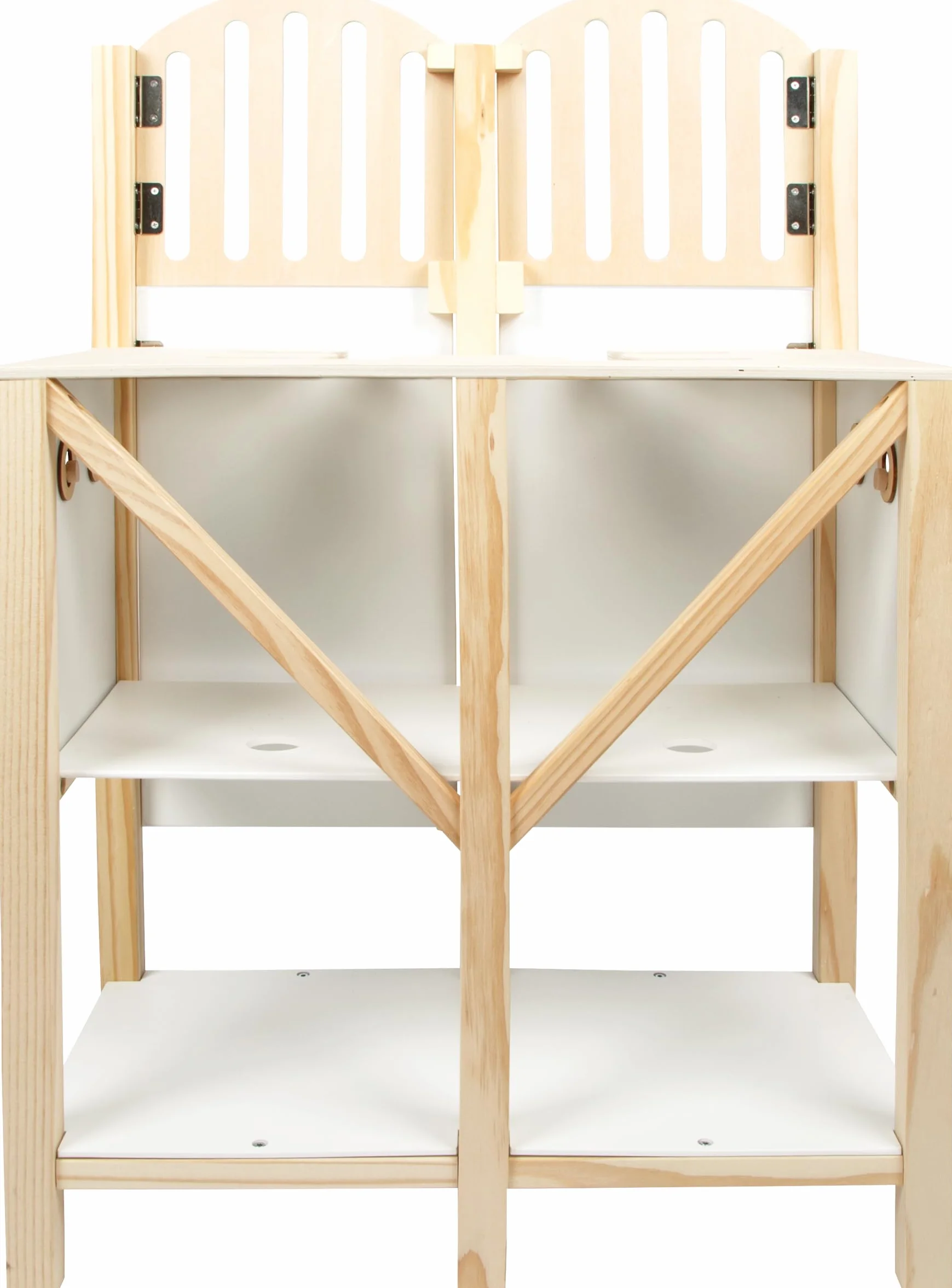 Small Foot Establo para Caballos Hobby, en Madera para Dos Caballos Hobby niños a Partir de 3 años, 12795