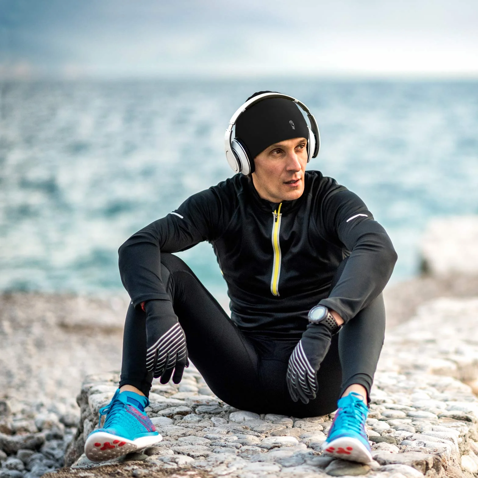 ALPIDEX Gorro Running Invierno Termica Correr Ciclismo Deporte Caliente Transpirable