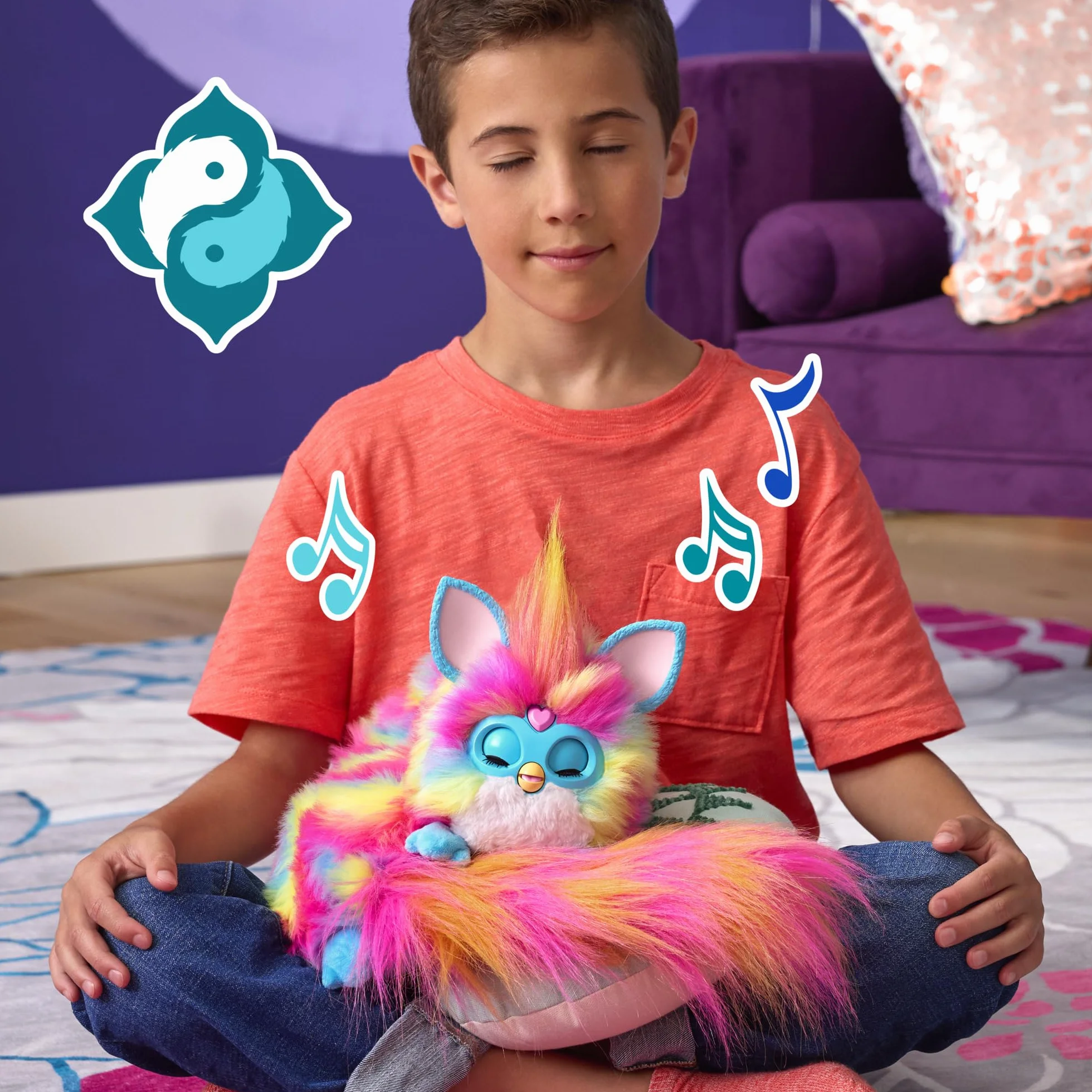 Furby DJ Furby - Juguete Interactivo Arco Iris