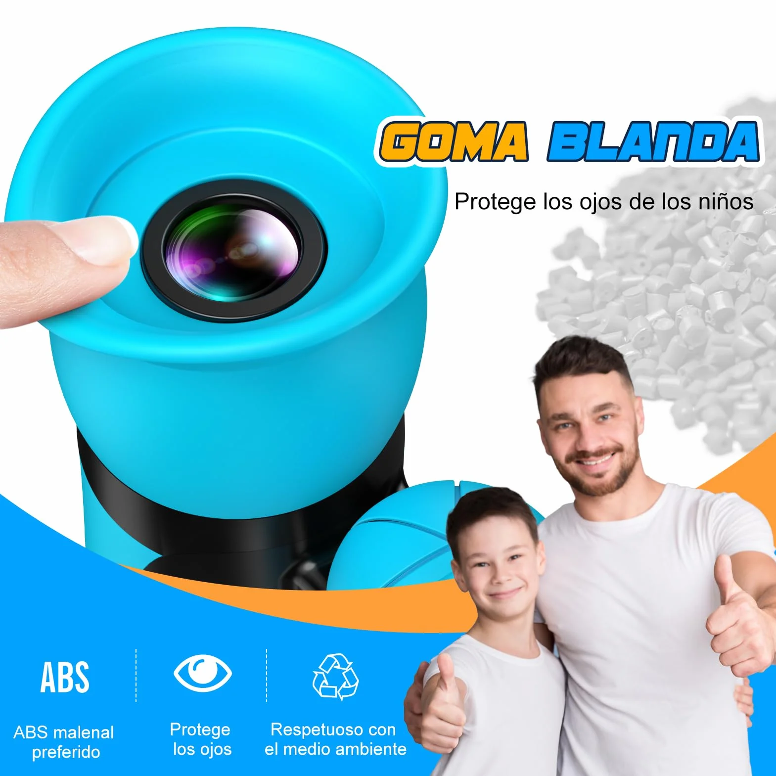 Prismaticos Niños 8x21 con Guía de Aves, Binoculares Juguetes Juego Niños Regalos de Cumpleaños - Ideal para Birdwatching, Regalo Familiar y Educativo