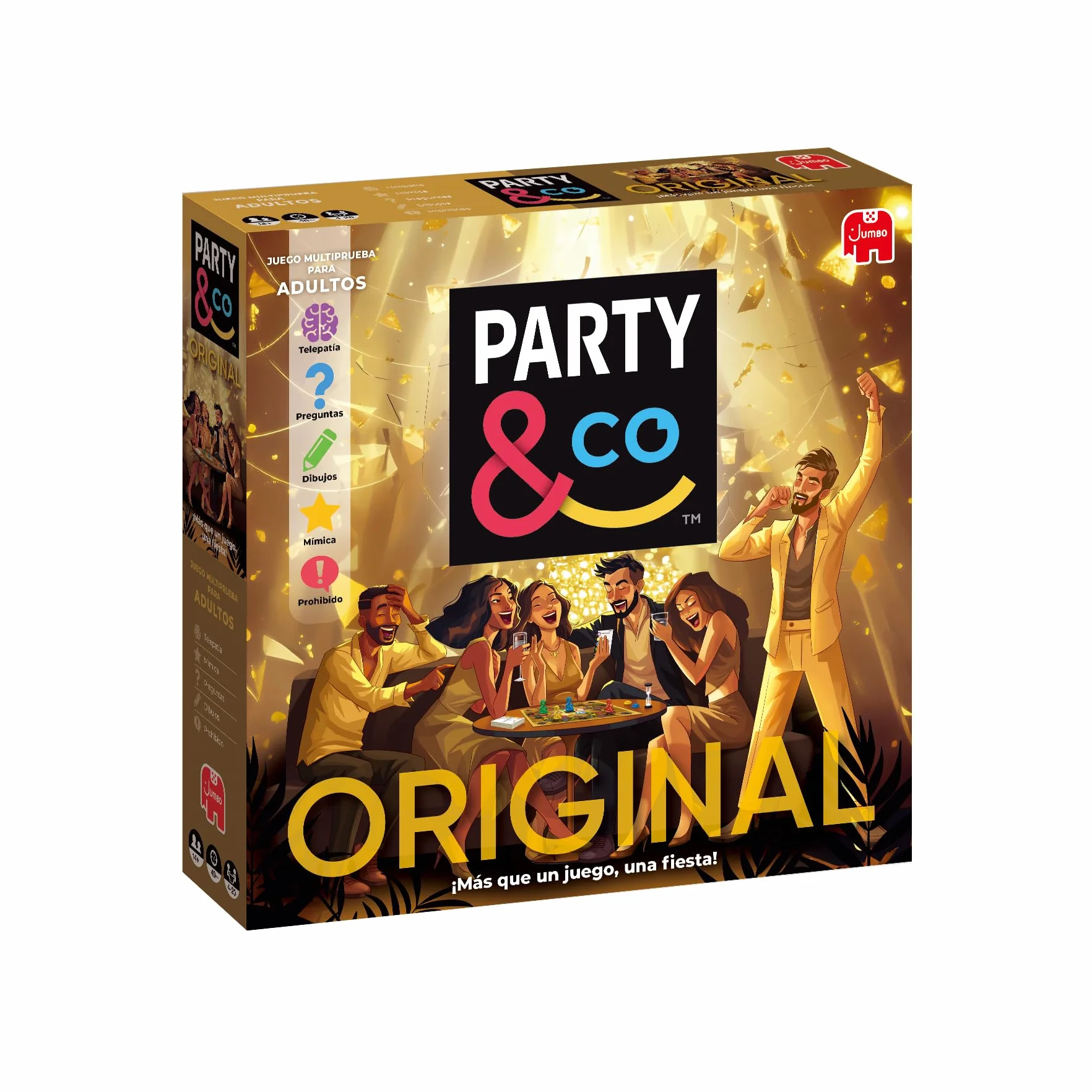 Party & Co. Original | Juego de Mesa para Adultos, Multiprueba, Divertido y por Equipos, Ideal para Fiestas | +14 Años, Juegos de Mesa Adultos de Party and Co.