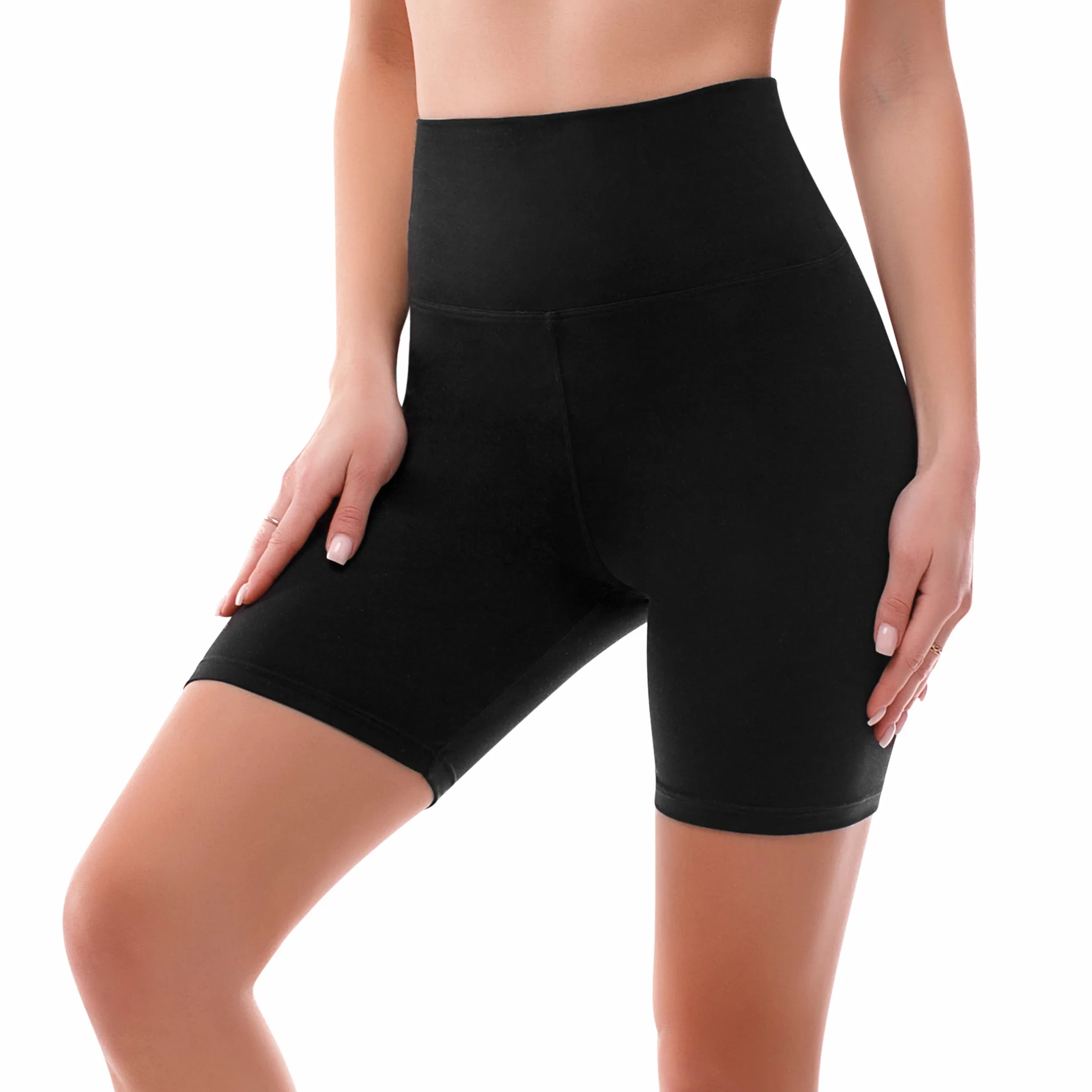 SINOPHANT Leggins de Cintura Alta para Mujer, Pantalones Cortos Elásticos con Control de Abdomen