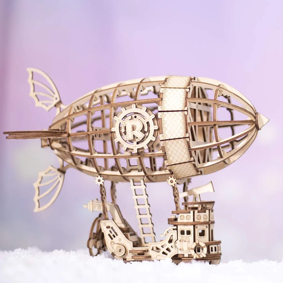 Rolife Puzzle 3D de Madera Kit de Maquetas Madera Kits para Adultos (Airship)