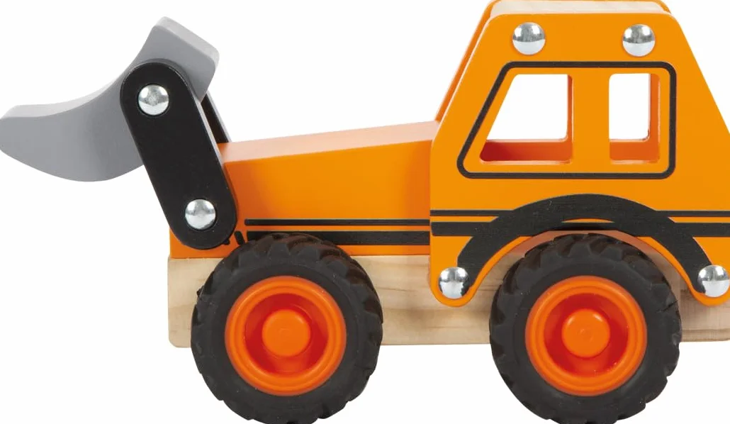 Small Foot Excavadora de Madera FSC® 100% certificada, Cargador Frontal, Desde los 18 Meses, 12447