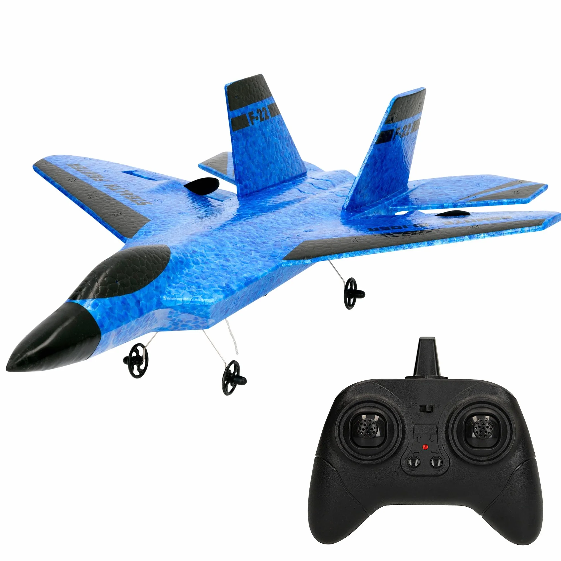 COLORBABY Speed & Go Avión teledirigido de Combate, 25x33x9 cm, Mando Control Remoto, Frecuencia 2.4 GHz, Giros 360º, Alcance 120 m, USB, Juguetes radiocontrol, Juguetes para niños, +3 años (47642)