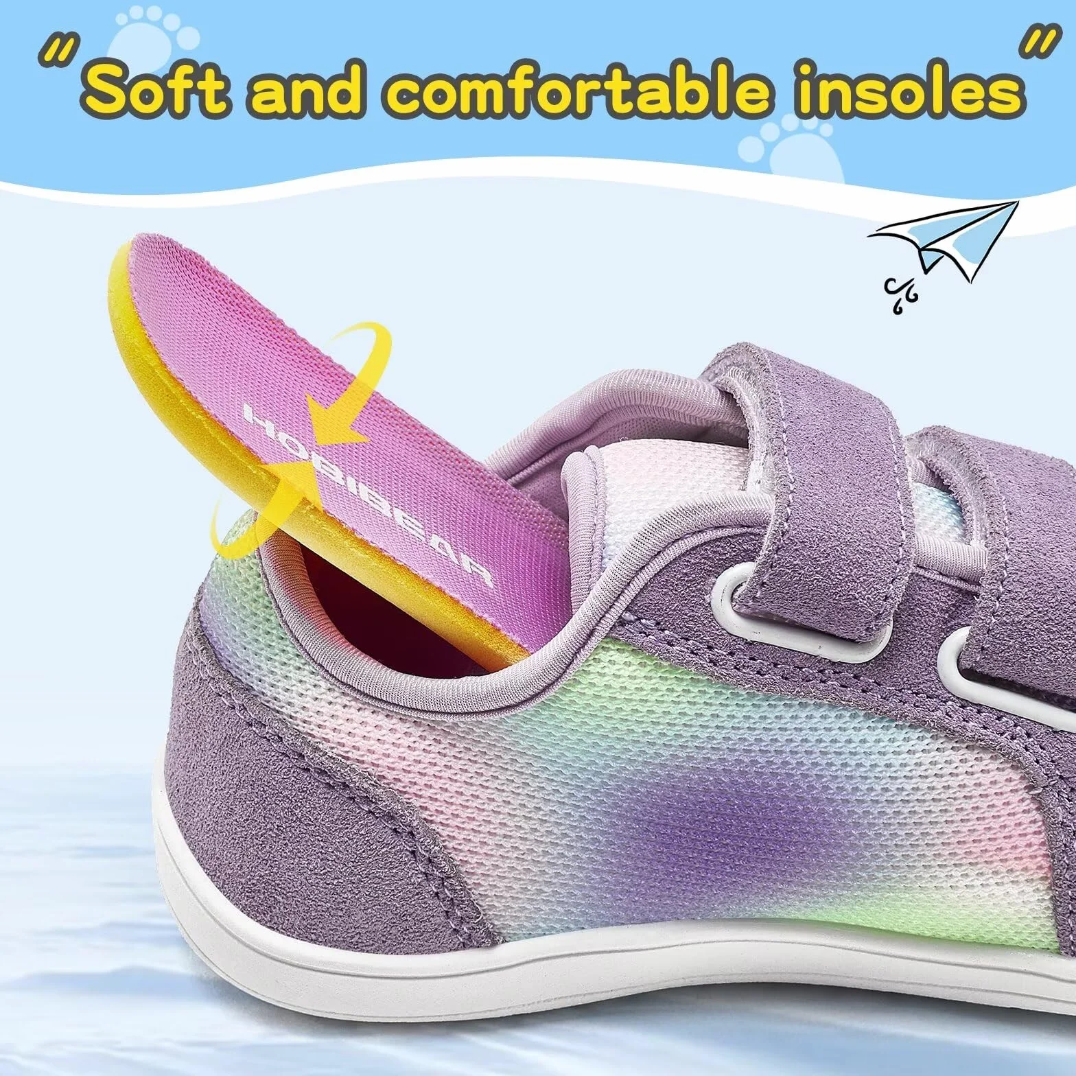 HOBIBEAR Kids Calzado Descalzo Ancho Outdoor Trail Running Minimalist Walking Shoes