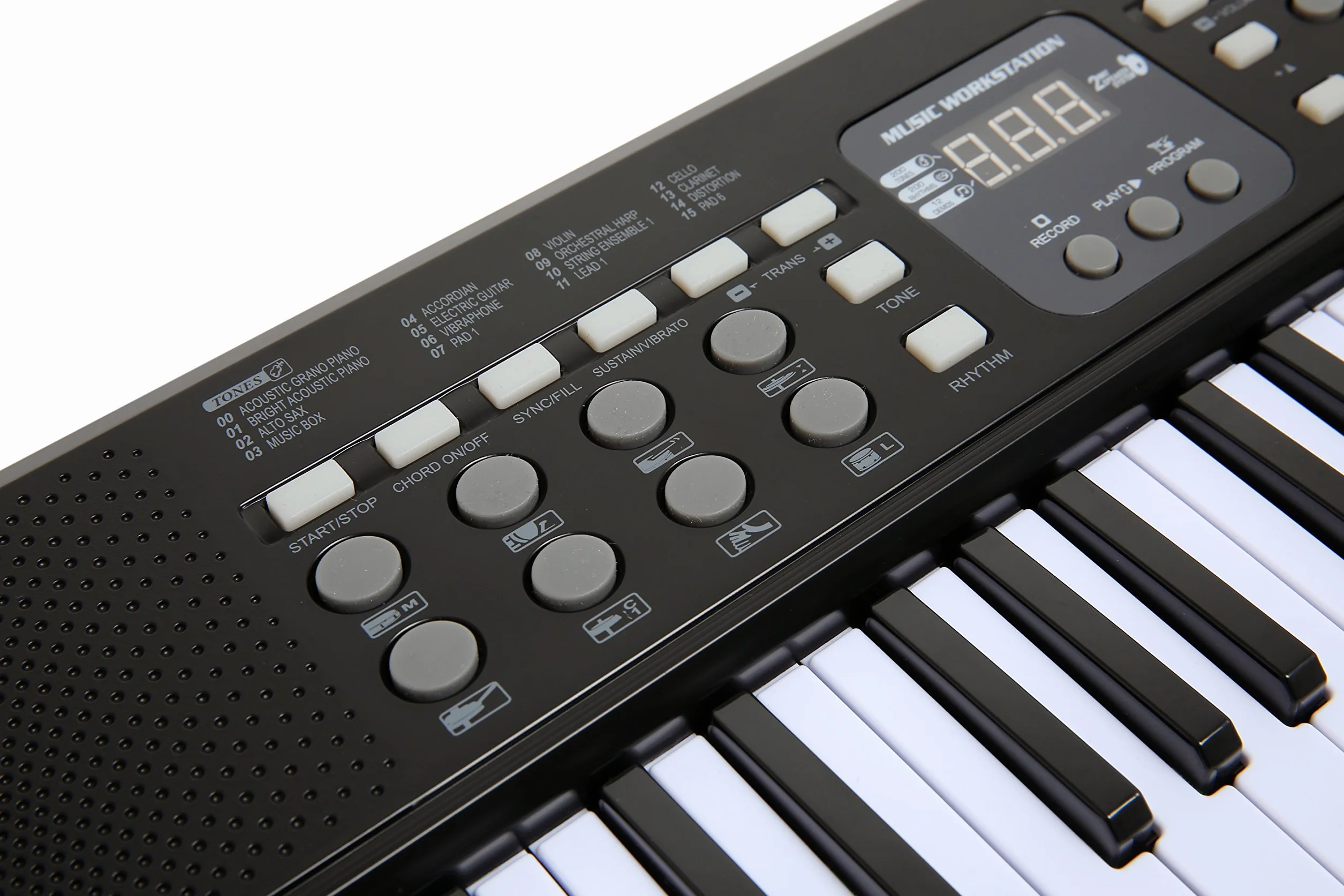 Axman LP5450- Teclado/keyboard con micrófono y conector de alimentación