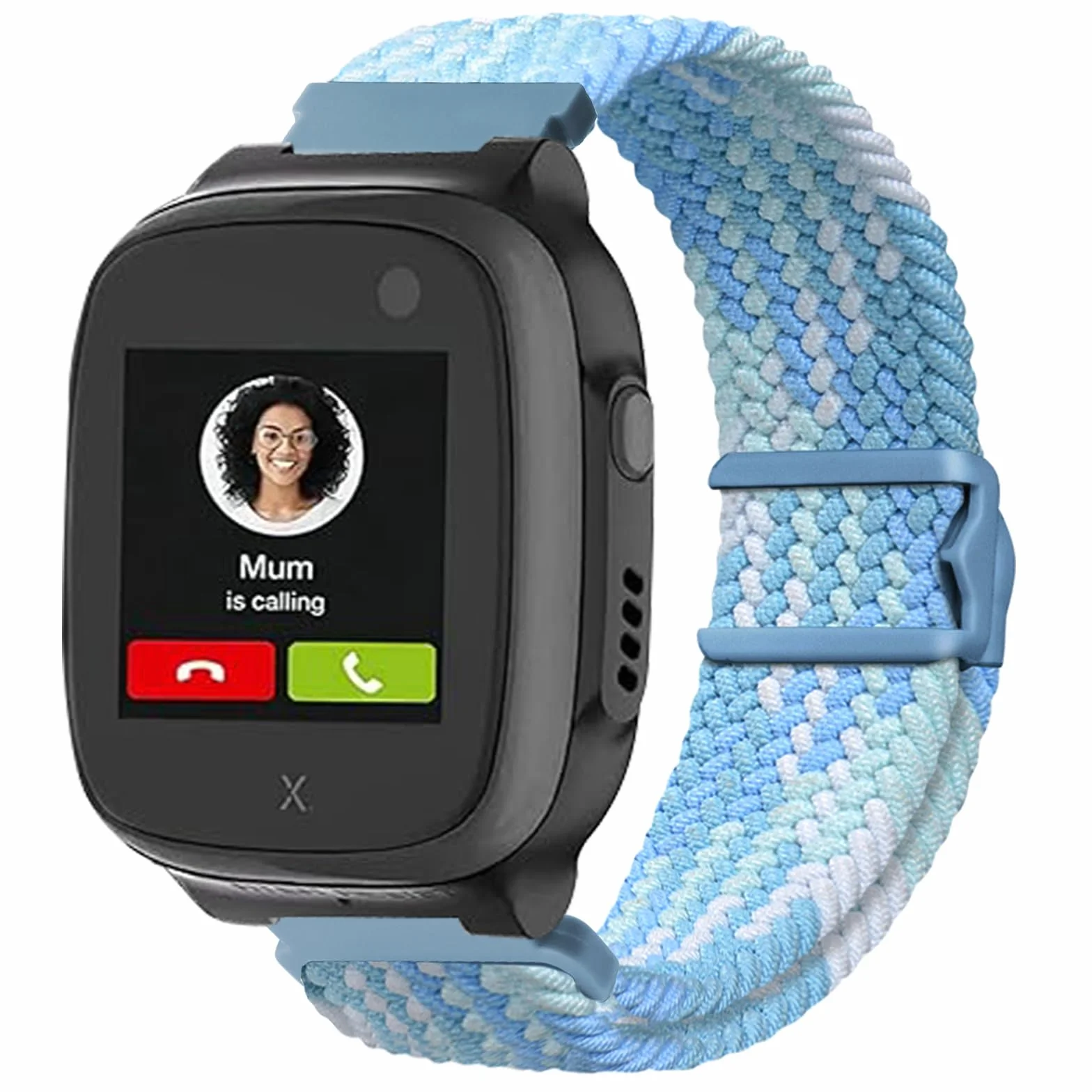 Pulsera de Nylon Tejido Magnético 16mm Compatible con Xplora X5 Play/Kidzi/XGO 2/XGO 3 Correa de Repuesto Impermeable para Niños