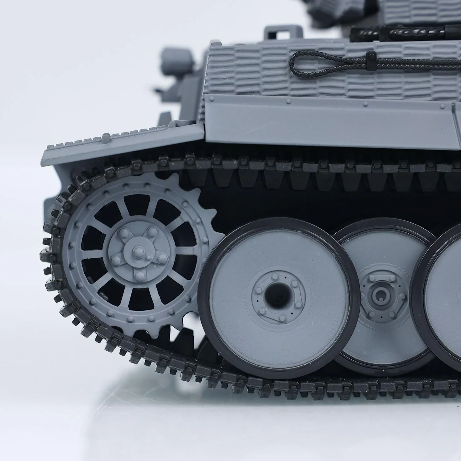 Taigen 1/24 Tanque RC RC Tank Tanque de Batalla RC Tiger I Control Remoto Tanques Militares Combate Infrarrojos