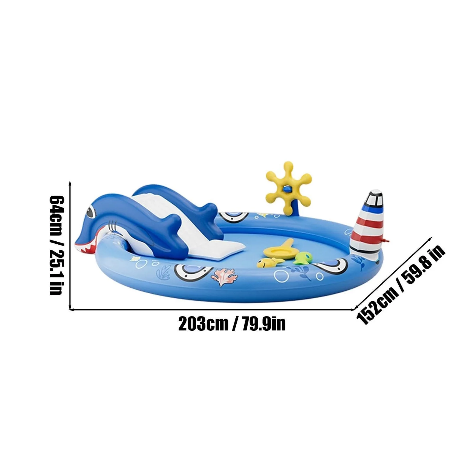 Piscina Hinchable Infantil Colchoneta Hinchable Divertida y Adorable | Piscina de natación infantil Para jugar con agua en verano al aire libre jardín patio terraza parque casa vacaciones