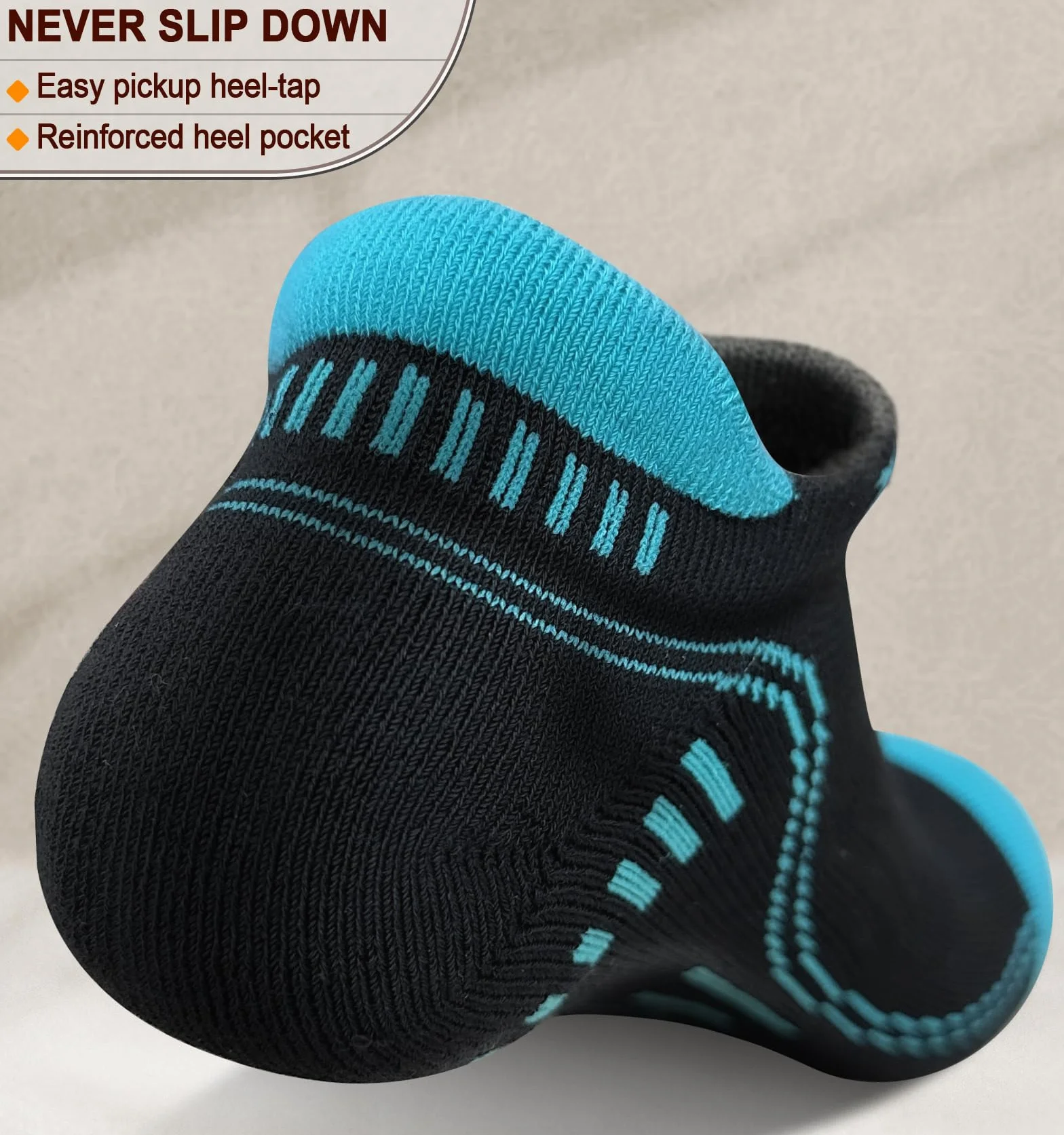 KEMISANT Calcetines Tobilleros Hombre 6 Pares, Calcetines Cortos Deporte Running Ciclismo
