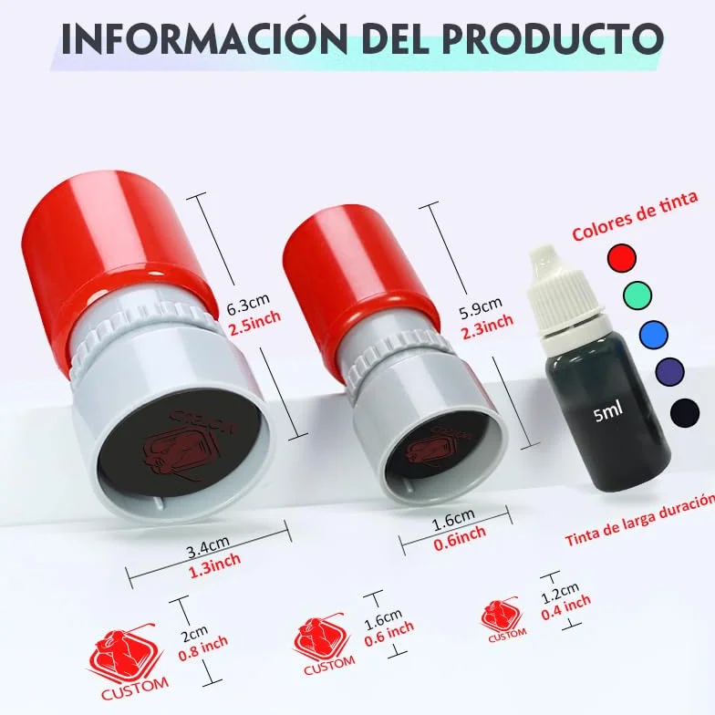 Personalizado Sello de Bola de Golf con Tinta de Secado rápido Duradera