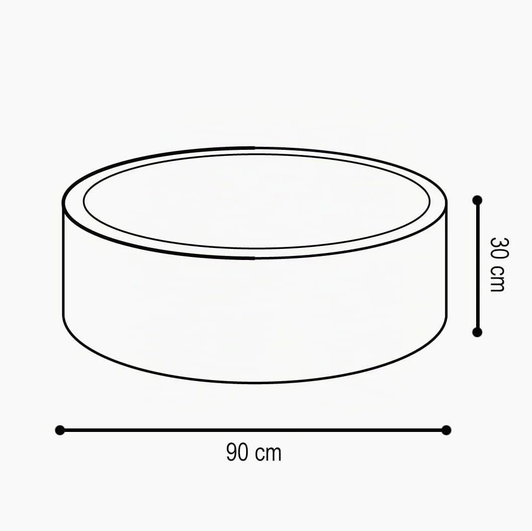 MISIOO Smart Piscina de Bolas 90 x 30 cm Redonda para Niños Pequeños