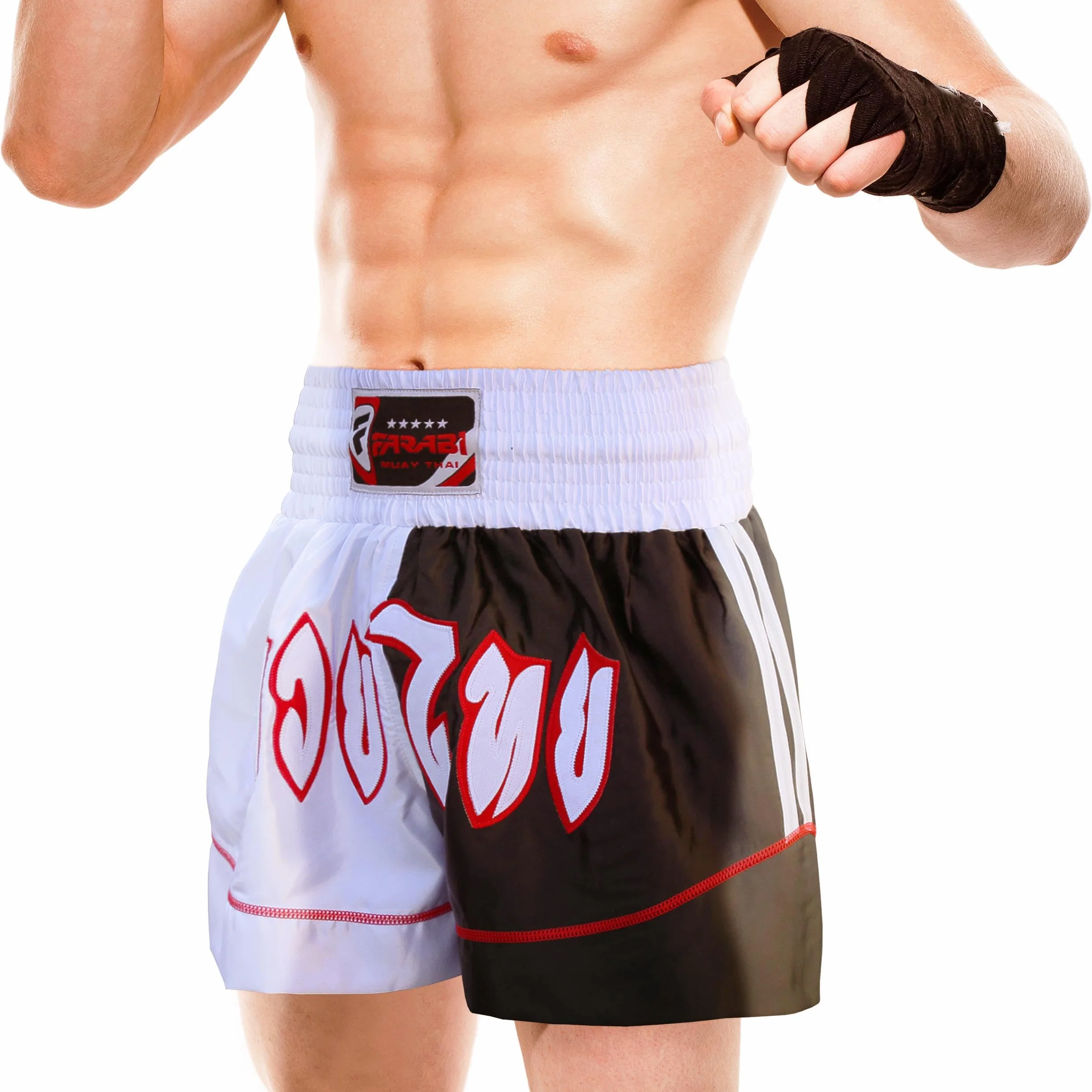 Farabi Sports Muay Thai Shorts for Kids Youth Boys Girls MMA Grappling Training Fitness