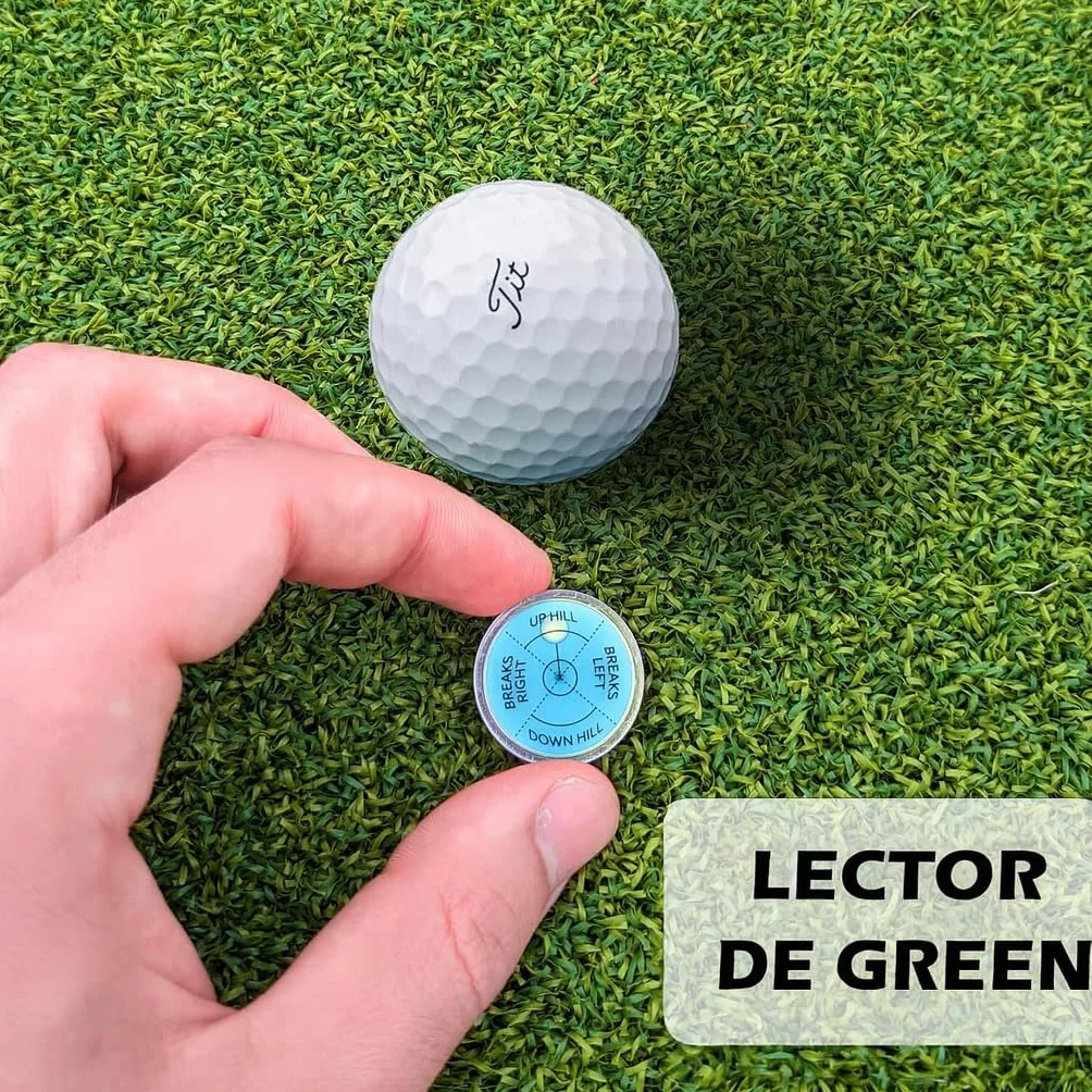 Fraser Fitness Marcador de golf de alta precisión con nivel de burbuja