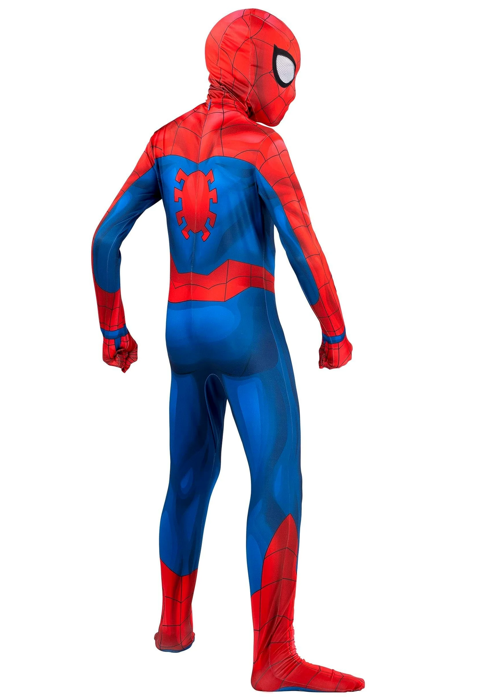 Marvel - Disfraz clásico de Spider-Man Zentai para niños