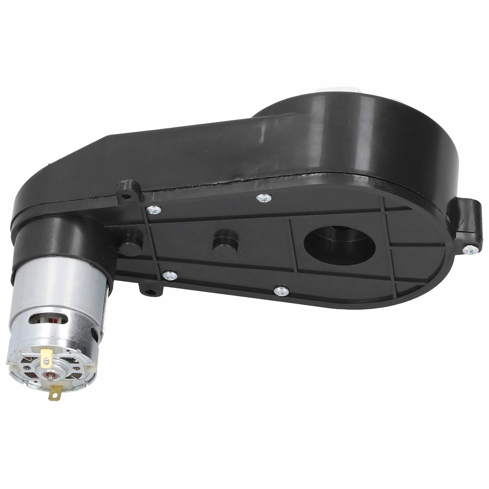Caja de Cambios Eléctrica 24V 18000 RPM,Caja de Cambios de Motor con Engranajes Metálicos para Coches Eléctricos Infantiles,Piezas de Repuesto para Niños,Accesorio de Taller para Reparaciones Rápidas