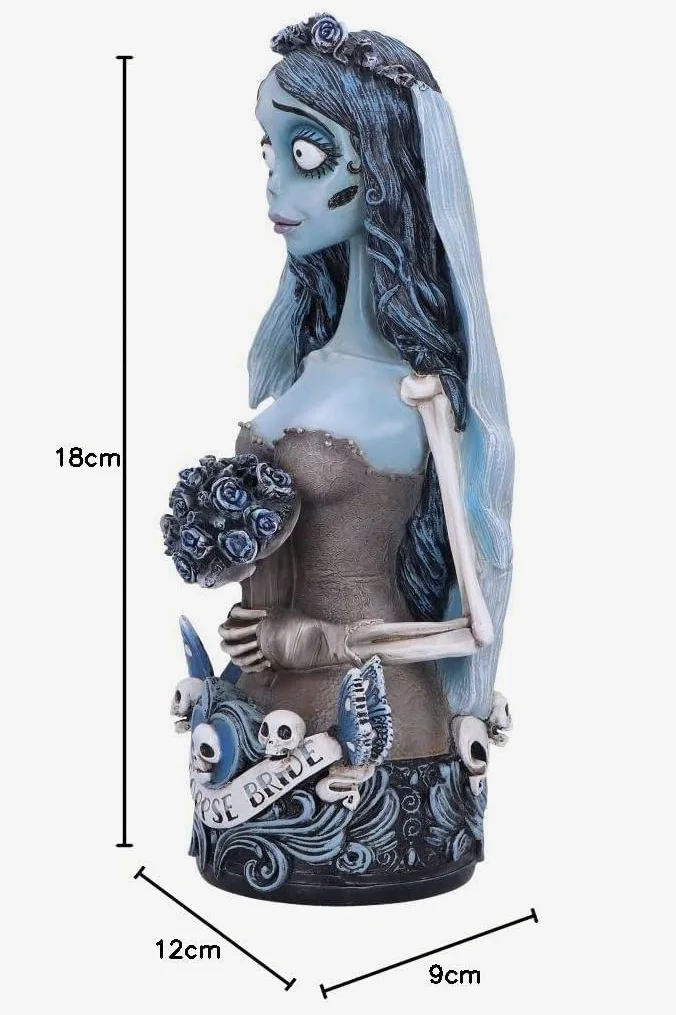 Nemesis Now Busto Emily de Novia cadáver con Licencia Oficial, Azul, 29,3 cm