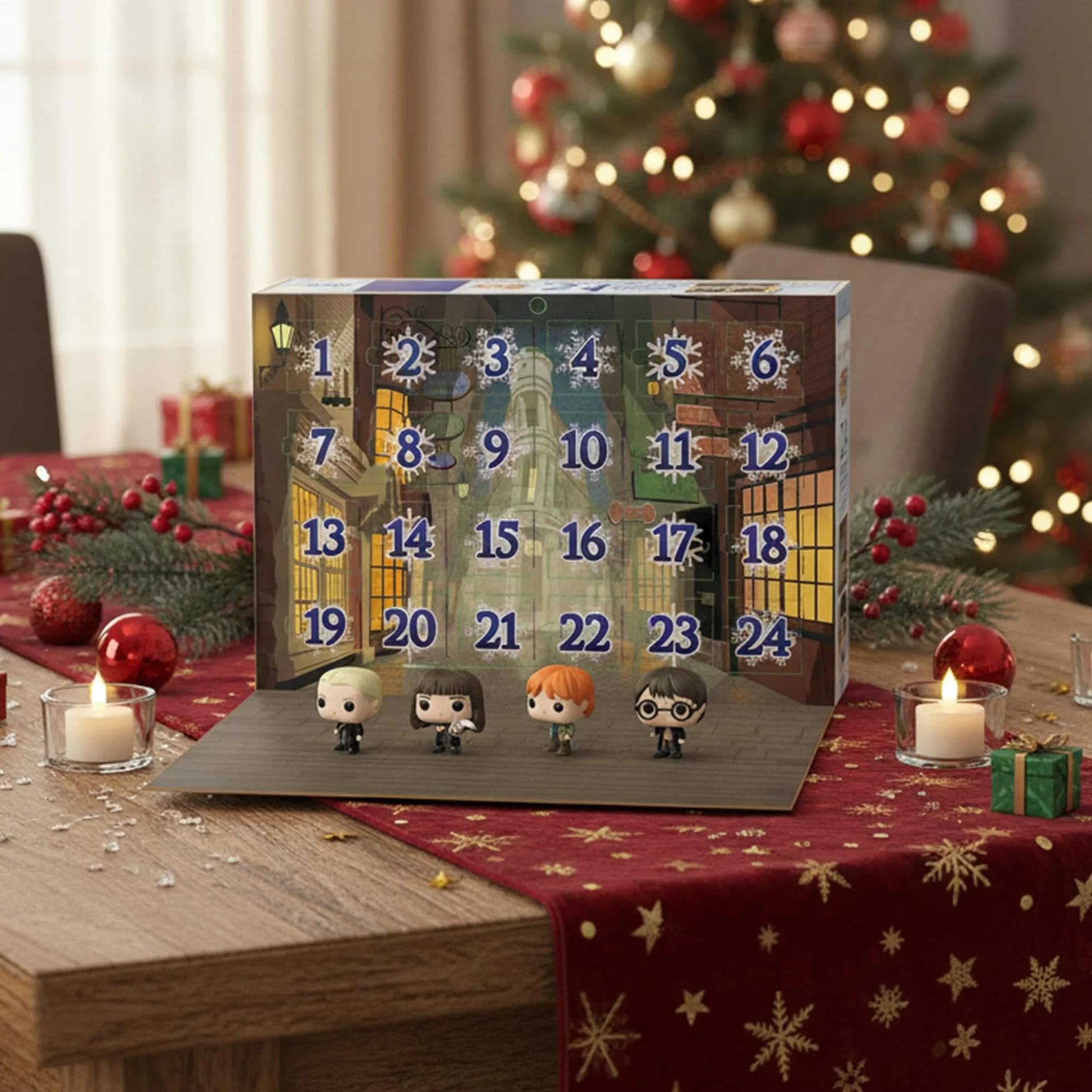 Funko Advent Calendar: Harry Potter - Rubeus Hagrid - 24 Días de Sorpresas - Minifigura de Vinilo Coleccionables - Caja Misteriosa - Idea de Regalo - Holiday Xmas para Chicas y Chicos