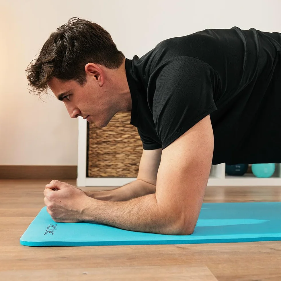 Cecotec DrumFit Mat Esterilla de Yoga Pilates Fitness 183x61cm 1cm NBR Antideslizante