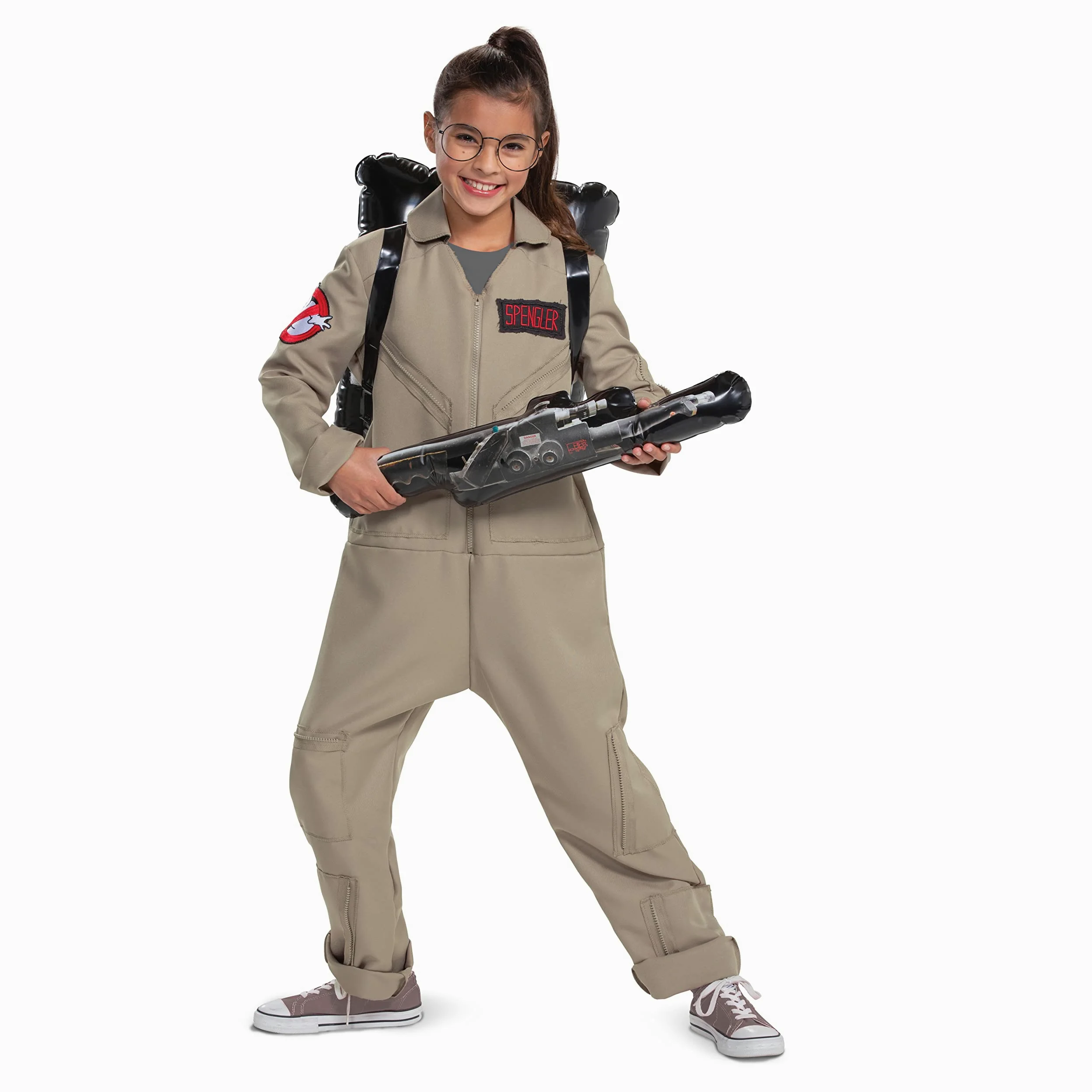 Disguise Ghostbuster Deluxe Jumpsuit for Kids, Ghostbusters Afterlife Costume, Size Small (4-6)