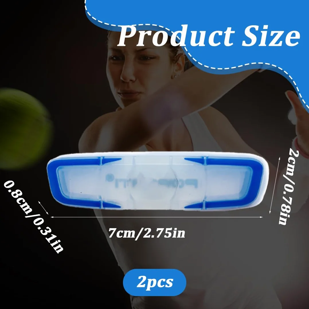 Amortiguador de la Raqueta de Tenis, Amortiguadores de Vibración de Silicio Suave, 2 Piezas