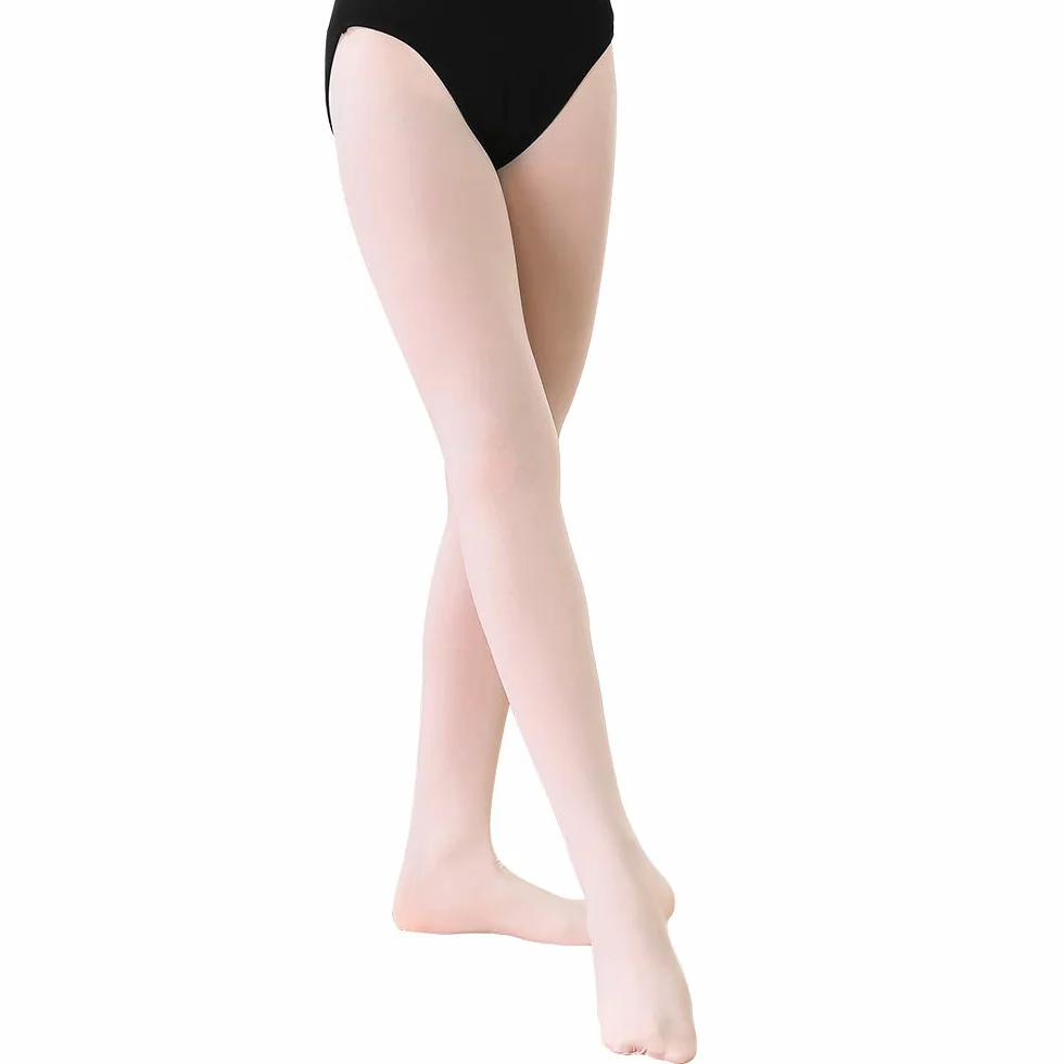 Soudittur Medias de Ballet Danza 90 DEN para Niñas y Mujer Rosa Blanco Negro