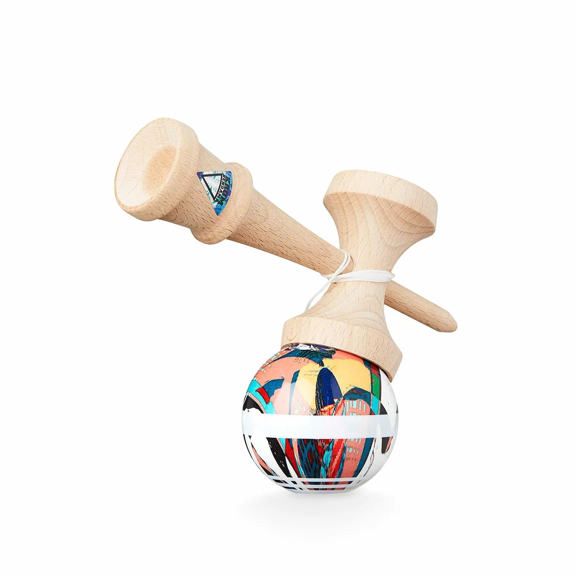 KROM Juguete Kendama – Noia 4 – Mejora Tus Habilidades Cognitivas – Mejora el Balance, los Reflejos y la Creatividad – Kendama Modelo Pro Hecho para Principiantes y Expertos