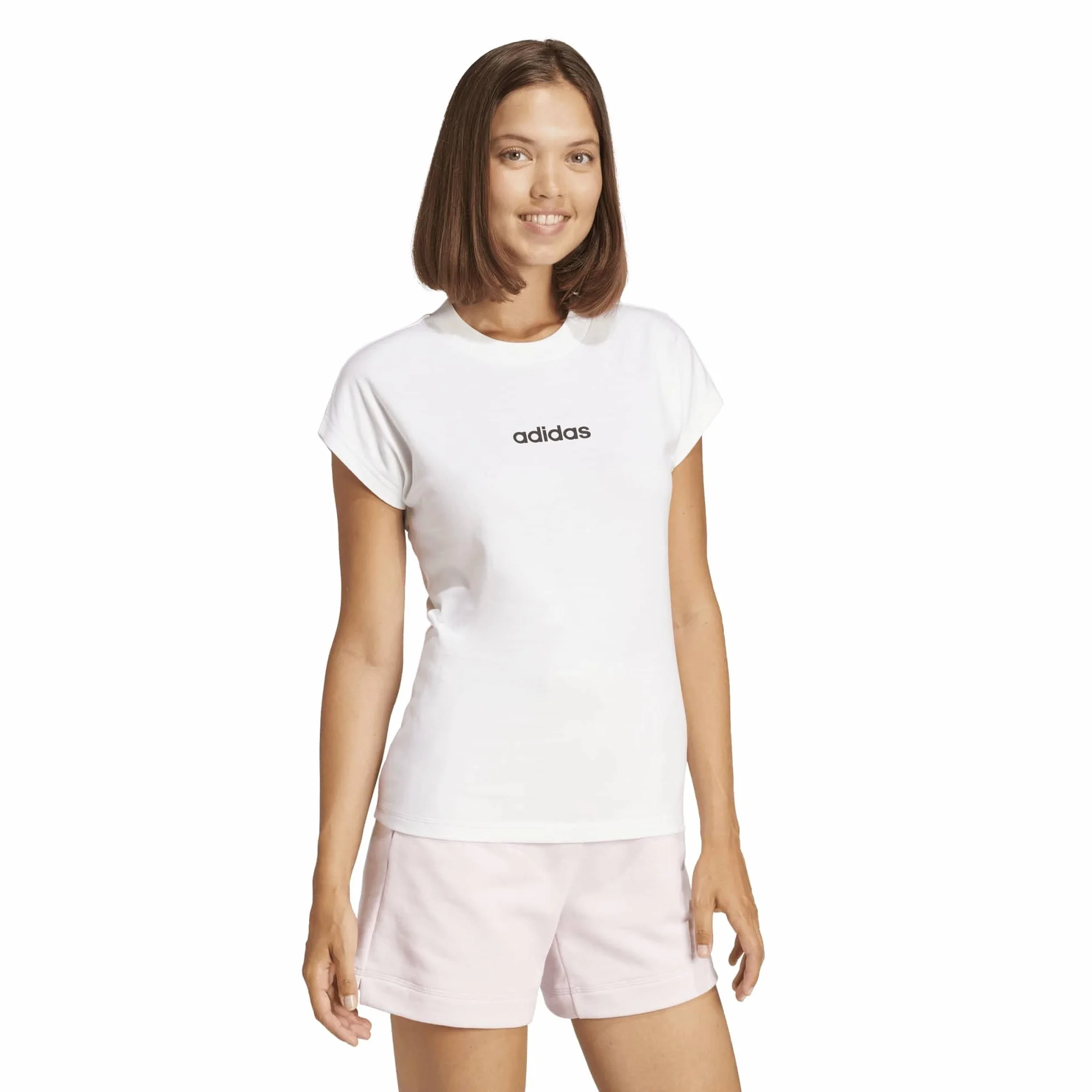 Adidas Women's Essentials Linear Cotton Camiseta