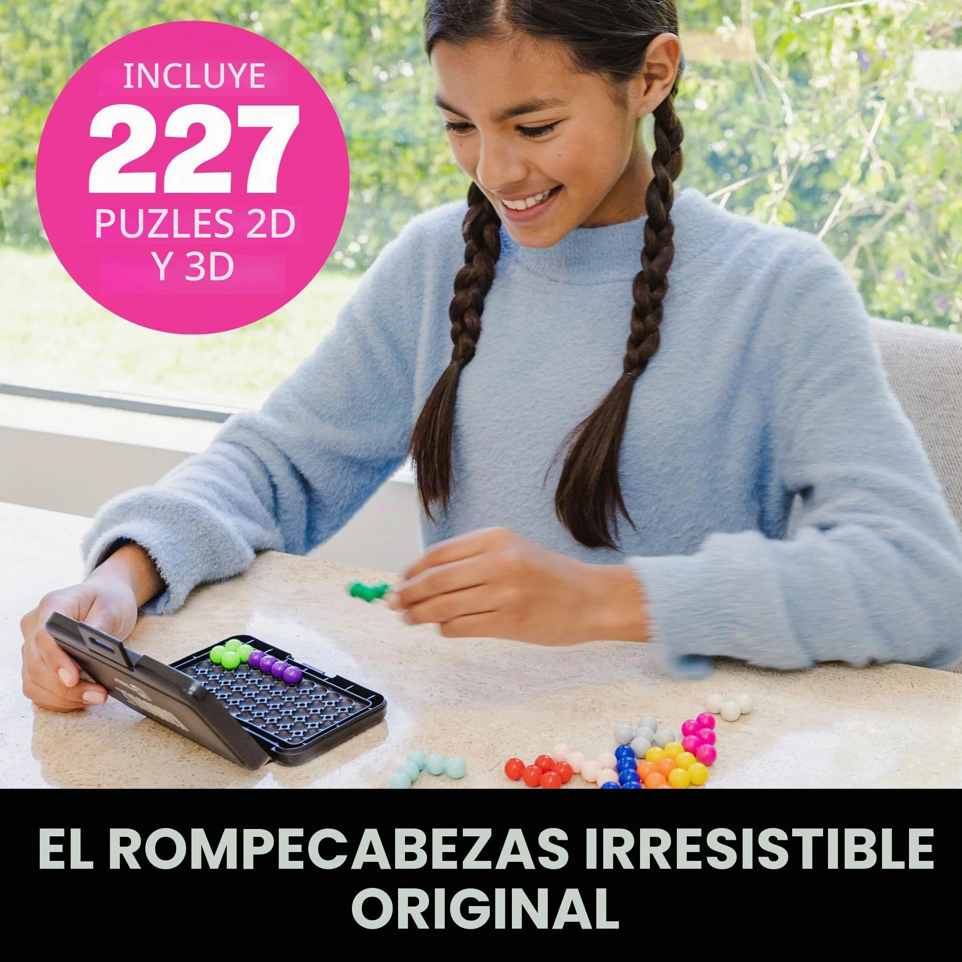 Learning Resources Kanoodle rompecabezas 3D y 2D juego lógico portátil 227 desafíos 228 piezas