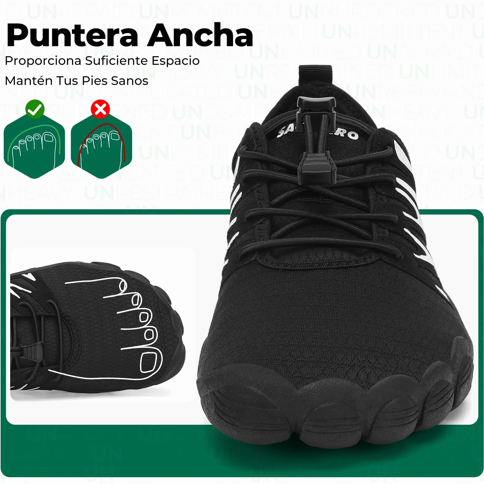 SAGUARO Zapatillas Barefoot Hombre Escarpines Transpirables Secado Rápido Antideslizantes 39-48