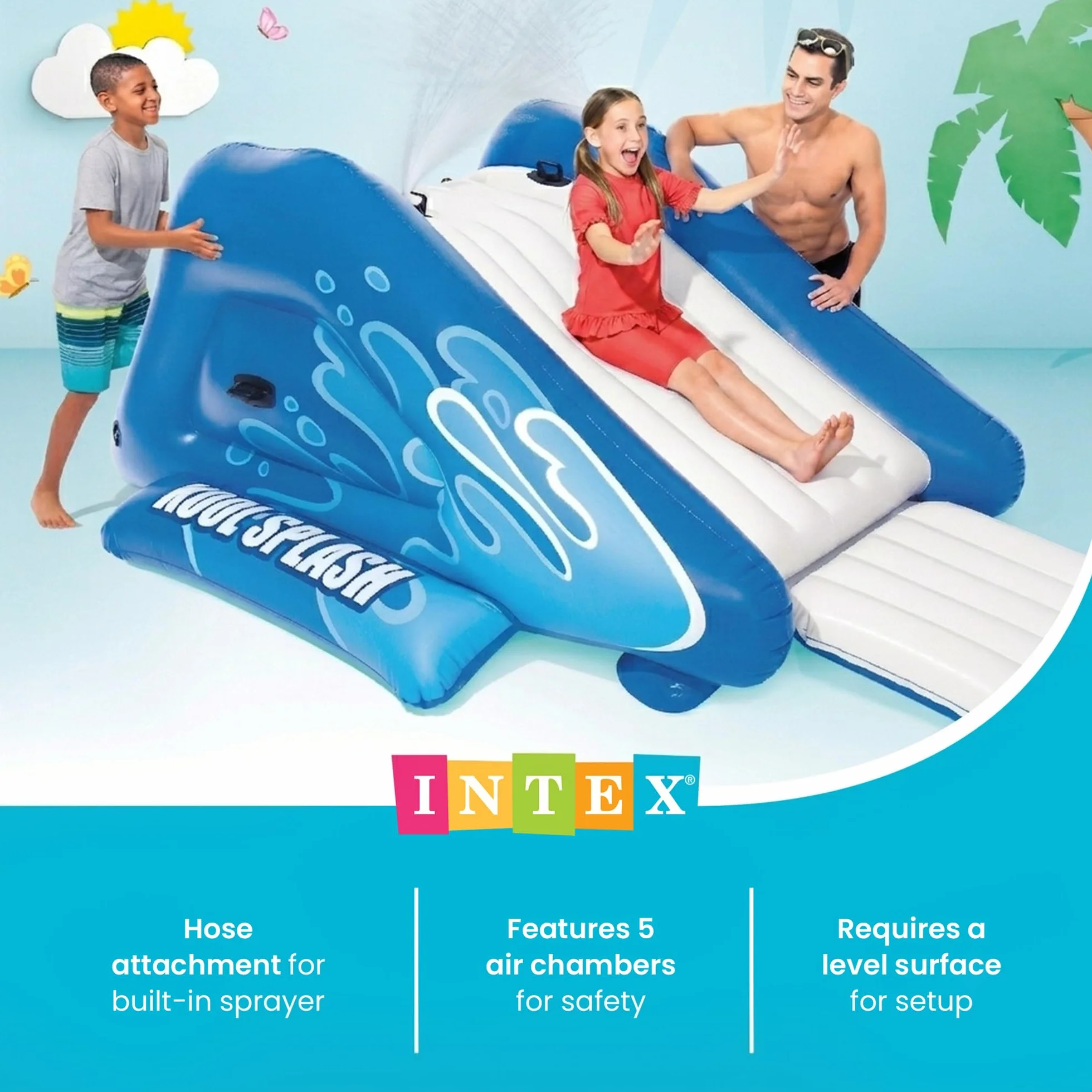 Intex tobogán hinchable de agua
