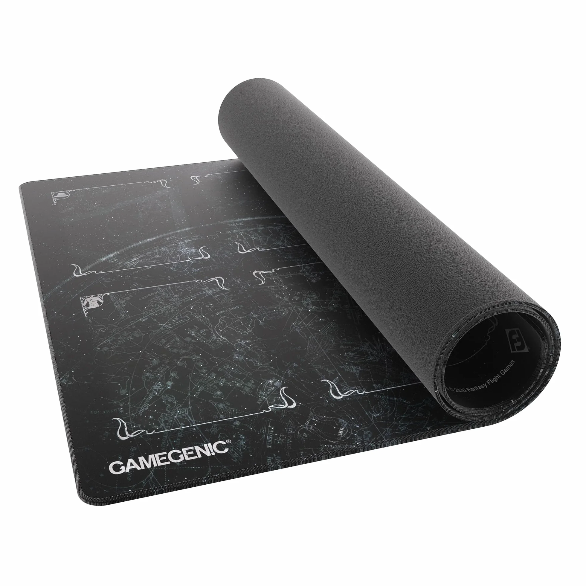 Gamegenic Arkham Horror Investigator Game Mat, Tapete Individual para Investigador, Zonas Delimitadas, Bordes Cosidos, Base Antideslizante