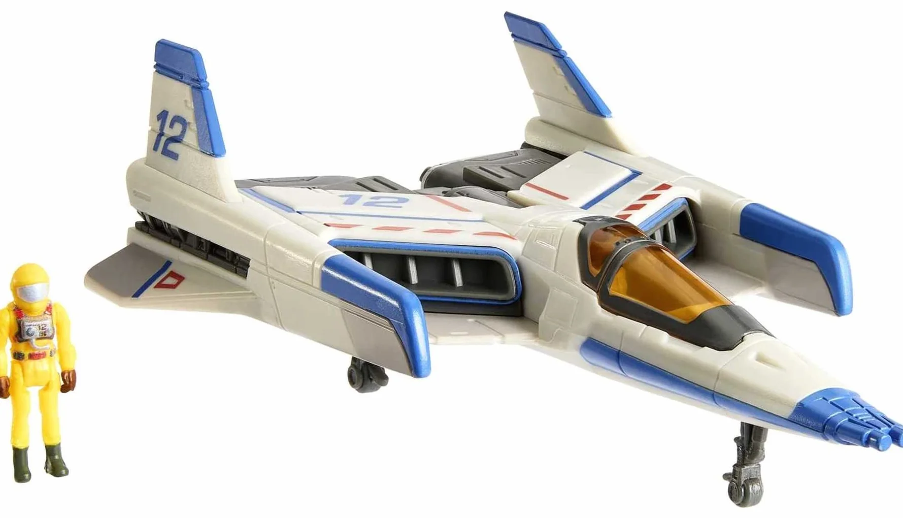 Mattel Disney and Pixar Lightyear Hyperspeed Series, Buzz Lightyear Mini Figura de acción y Nave Espacial XL-12, Nave Espacial de 6.2 Pulgadas