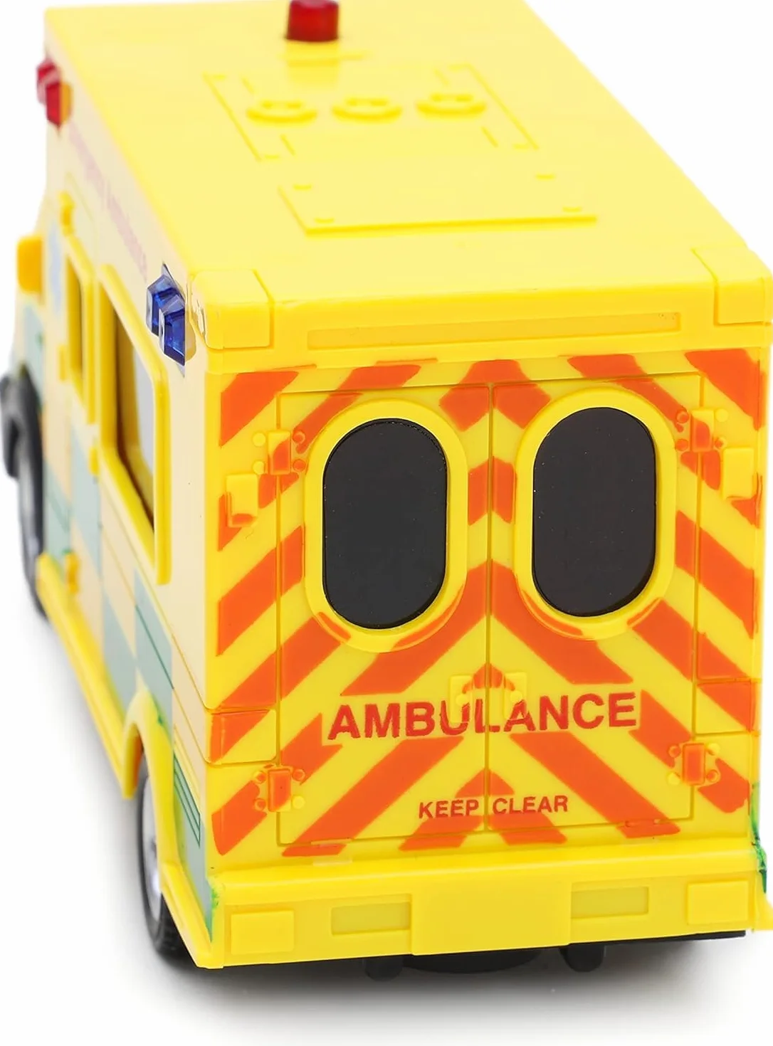 Toyland® Ambulancia - Juguete de emergencia con luz y sonido, escala 1:40, vehículo de juego, a partir de 3 años