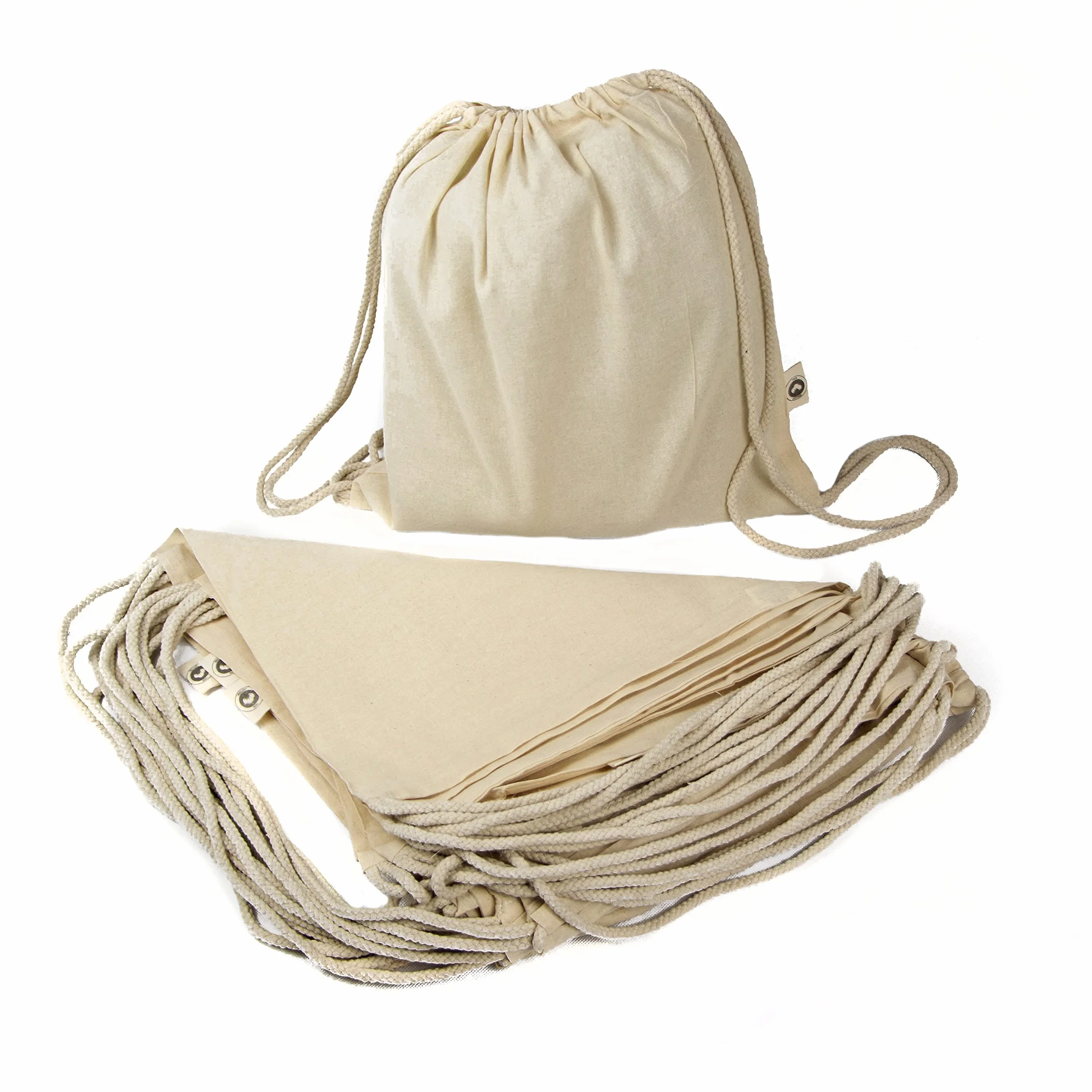 Mochila Bolsa Algodón natural 39x35 cm 130 grs