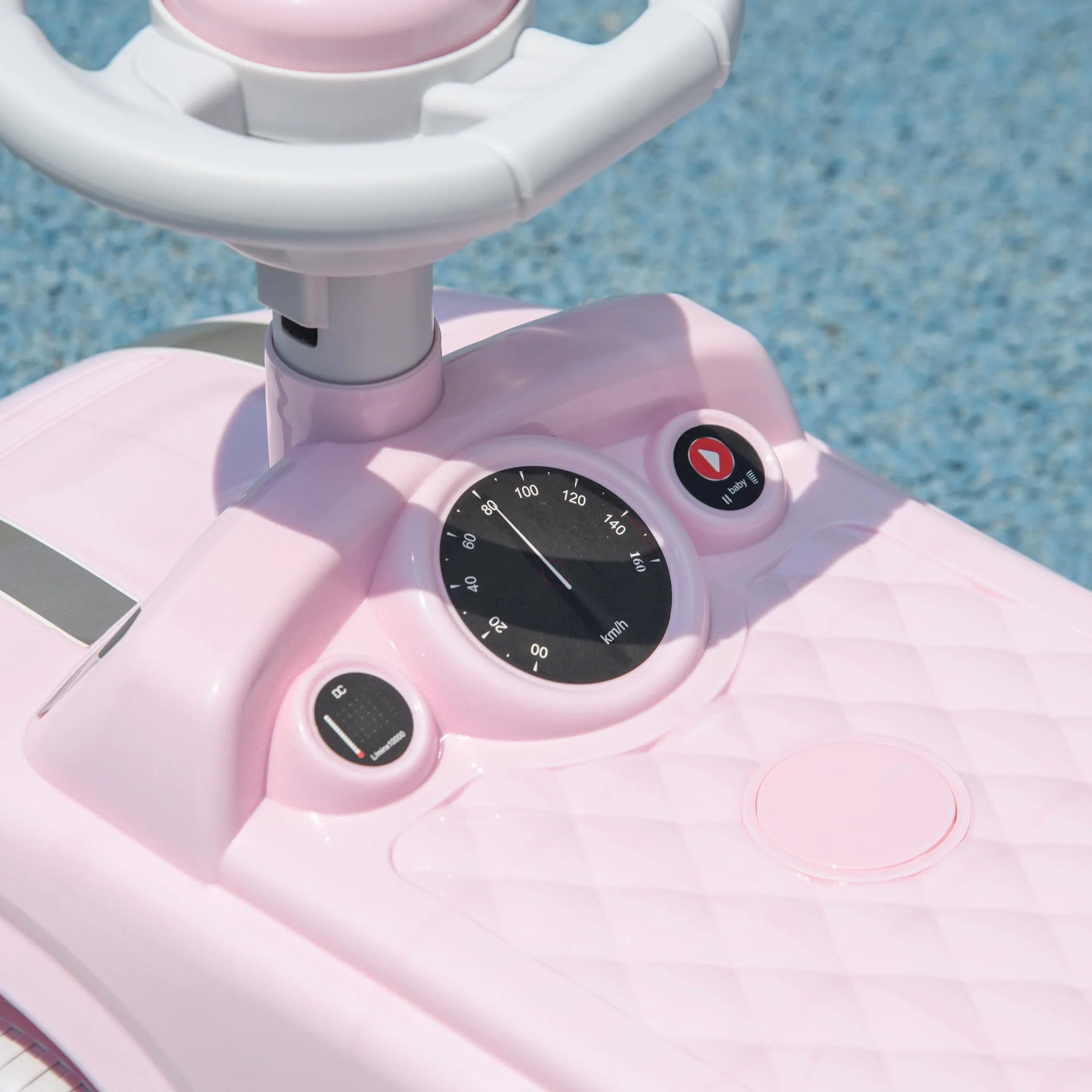 AIYAPLAY Correpasillos para Bebés de 18 a 36 Meses Coche Correpasillos con Volante Bocina y Sistema de Antivuelco Carga 25 kg 53x25x35 cm Rosa