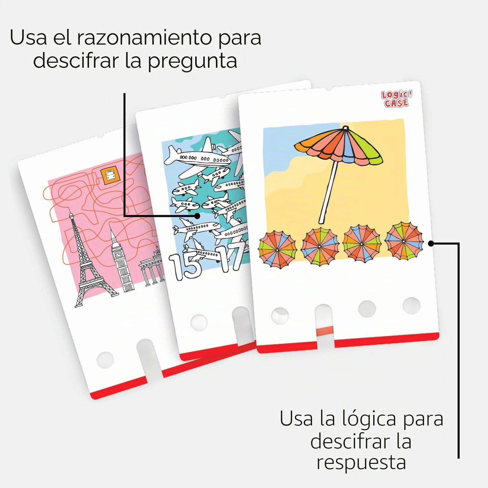 HABA Logic! Case Extension Set Vacaciones & Viajes, Juego de lógica para niños a Partir de 7 años, Juego de Rompecabezas. Juego de Viaje, Juego para 1 Jugador