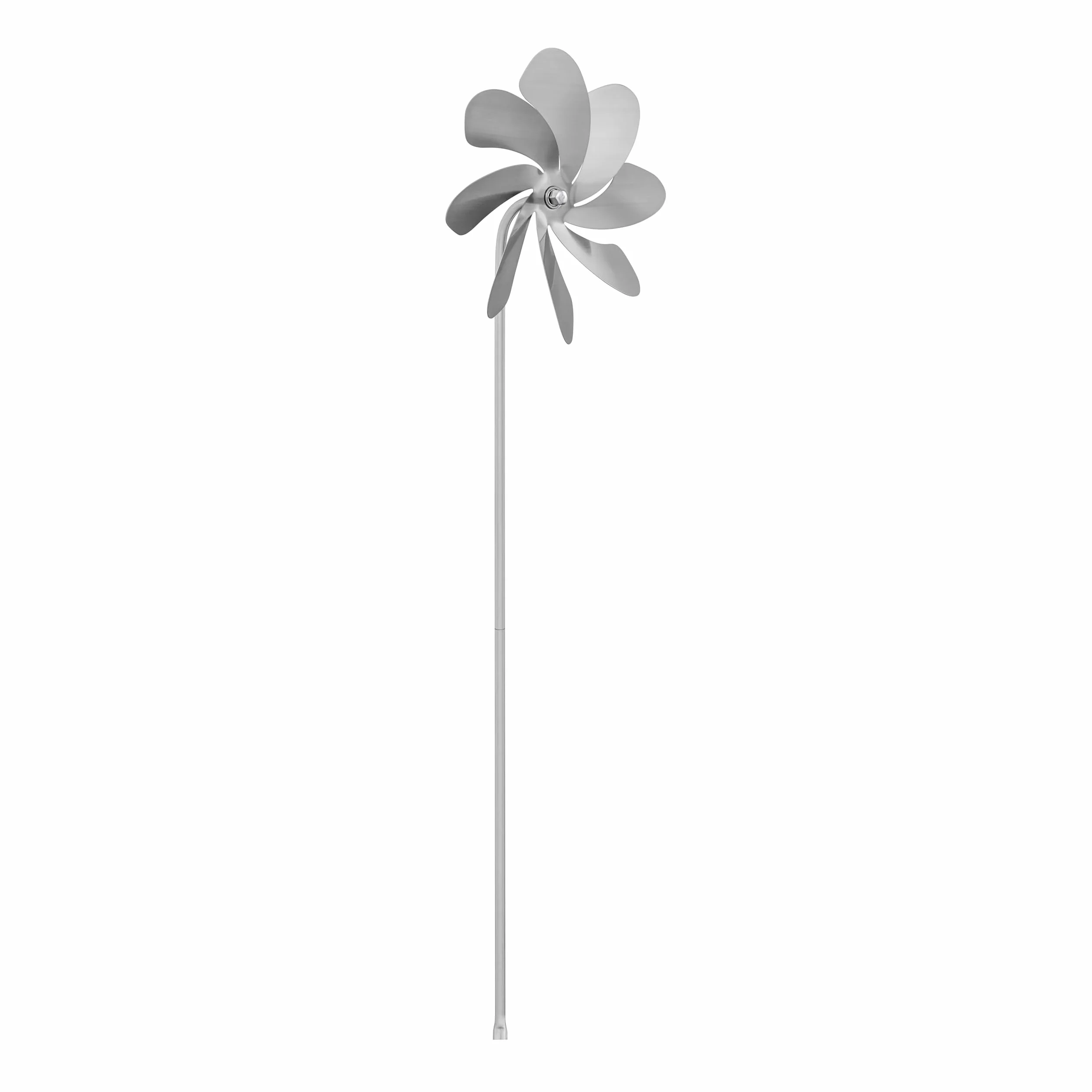 Molinillo de viento Speedy20 de steel4you; modelo A1002, hecho de acero inoxidable, diámetro del rotor de 20 cm, rodamiento de bolas, decoración para jardín, fabricado en Alemania