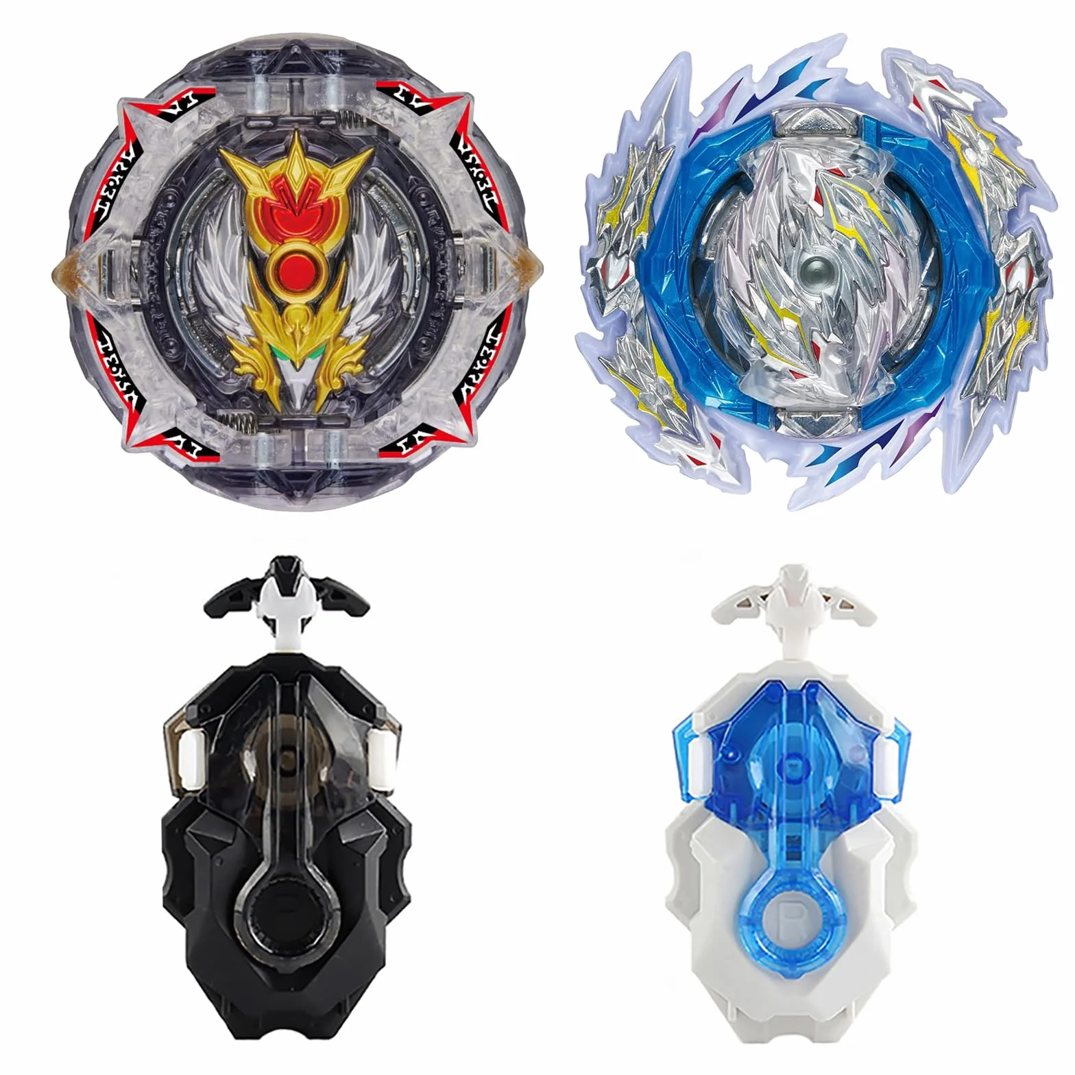 Peonzas de Batalla Gyros Set, 4D Battle Gyros Model Speed Gyros con, Juguetes clásicos Regalo para,(B-192+B-189)