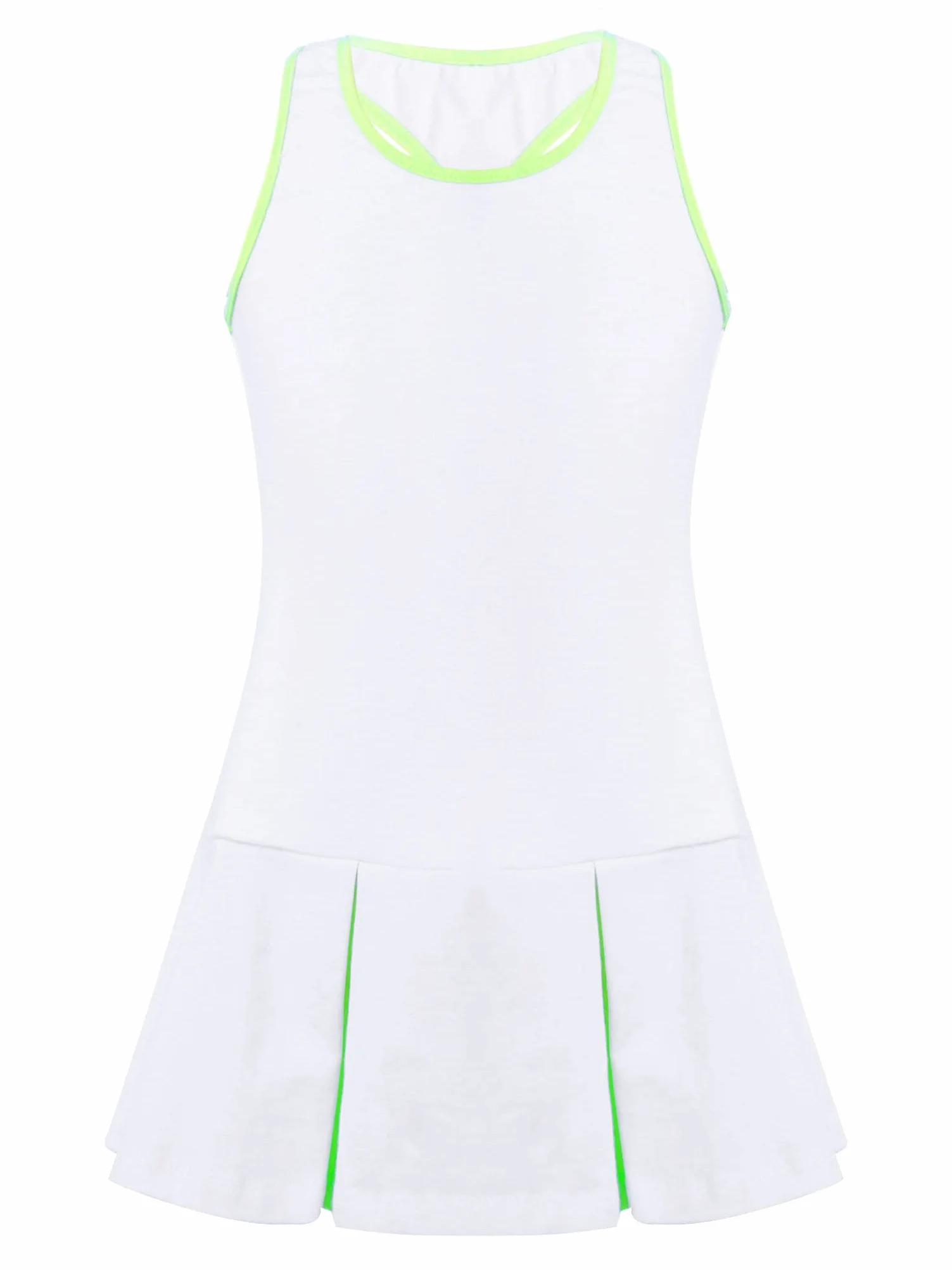 Conjunto de ropa de tenis para niños sin mangas vestido golf pantalones cortos deportivo