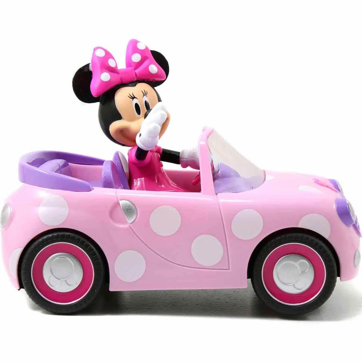 Jada Vehículo Radiocontrol Minnie Roadster Rosa 19 cm