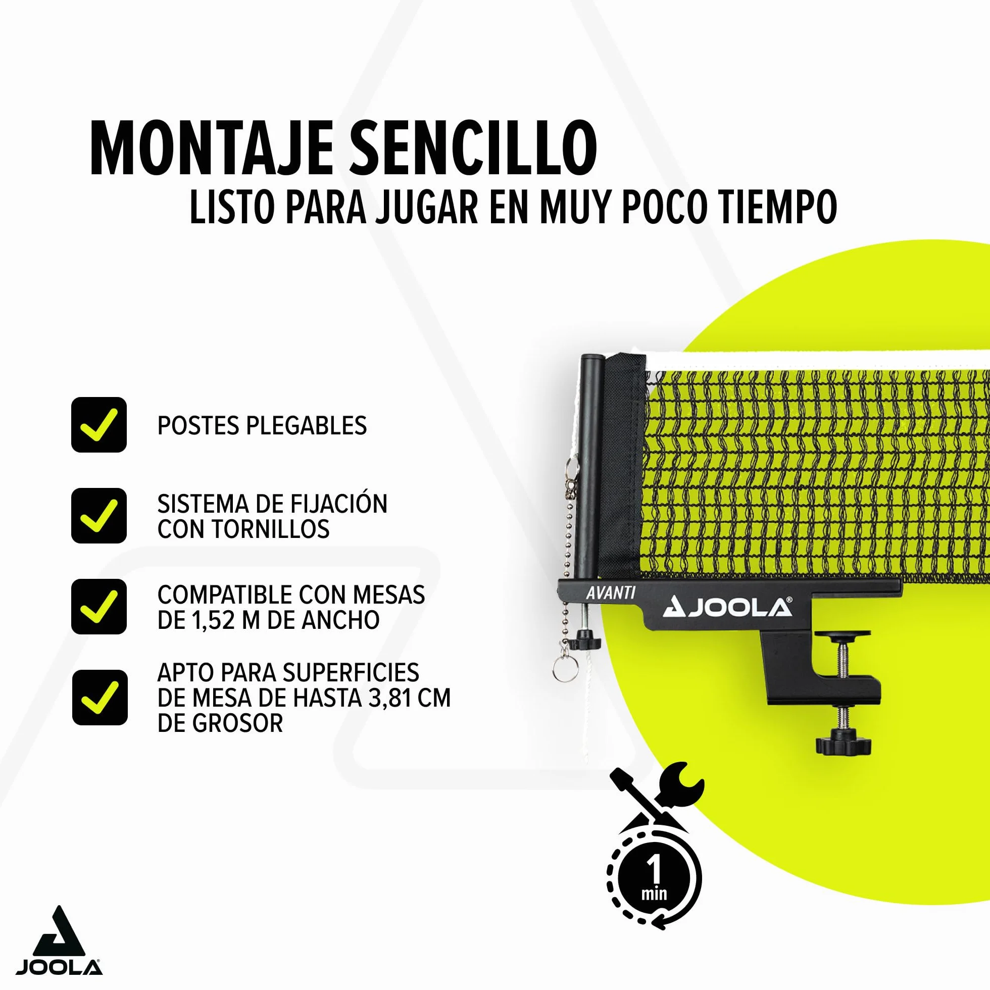 Joola Avanti Red de tenis de mesa