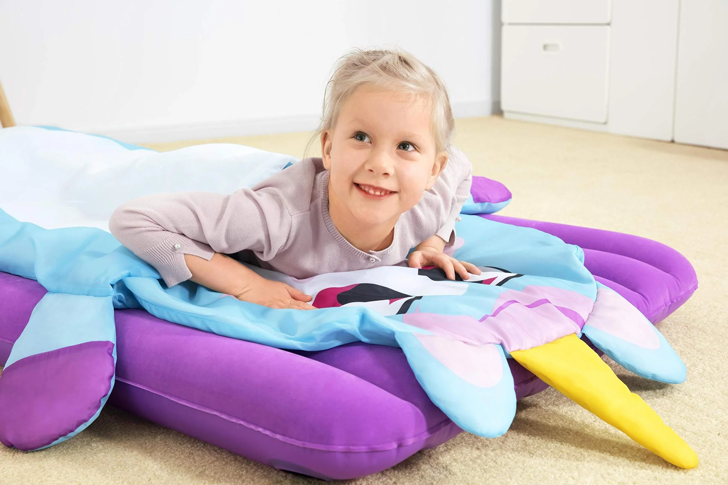 Bestway Adventurchasers™ - Set de Dormir para niños, diseño de Unicornio, 158 x 66 cm